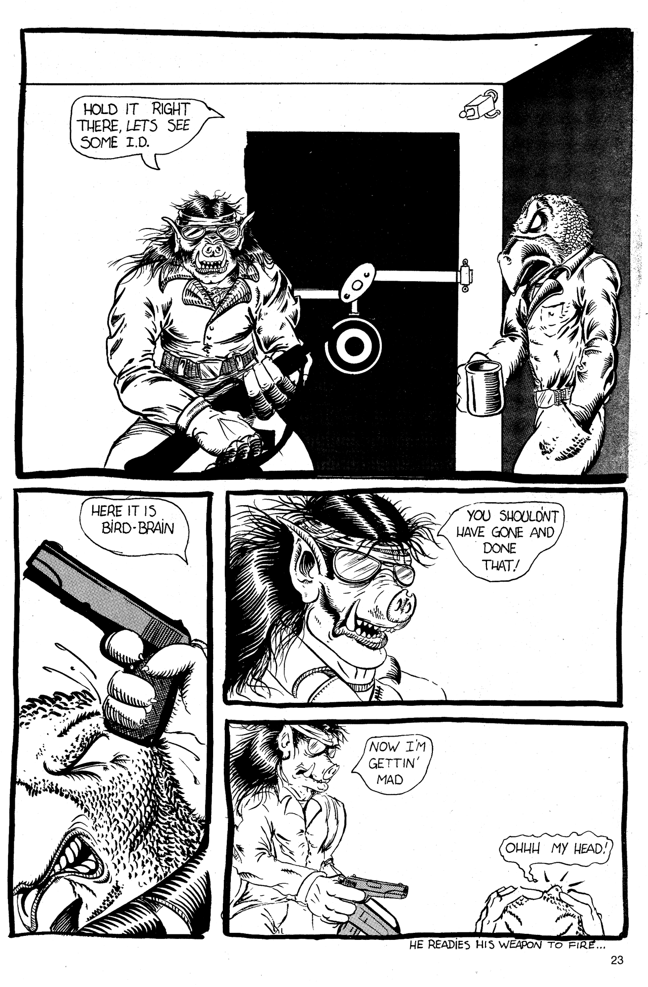 Read online Cold-Blooded Chameleon Commandos comic -  Issue #3 - 23
