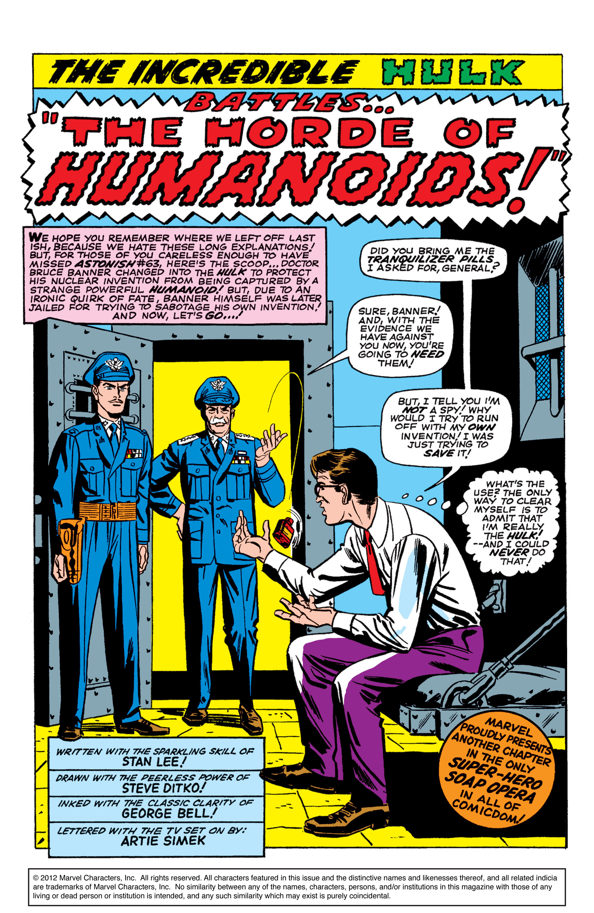 Read online Marvel Masterworks: The Incredible Hulk comic -  Issue # TPB 2 (Part 1) - 69