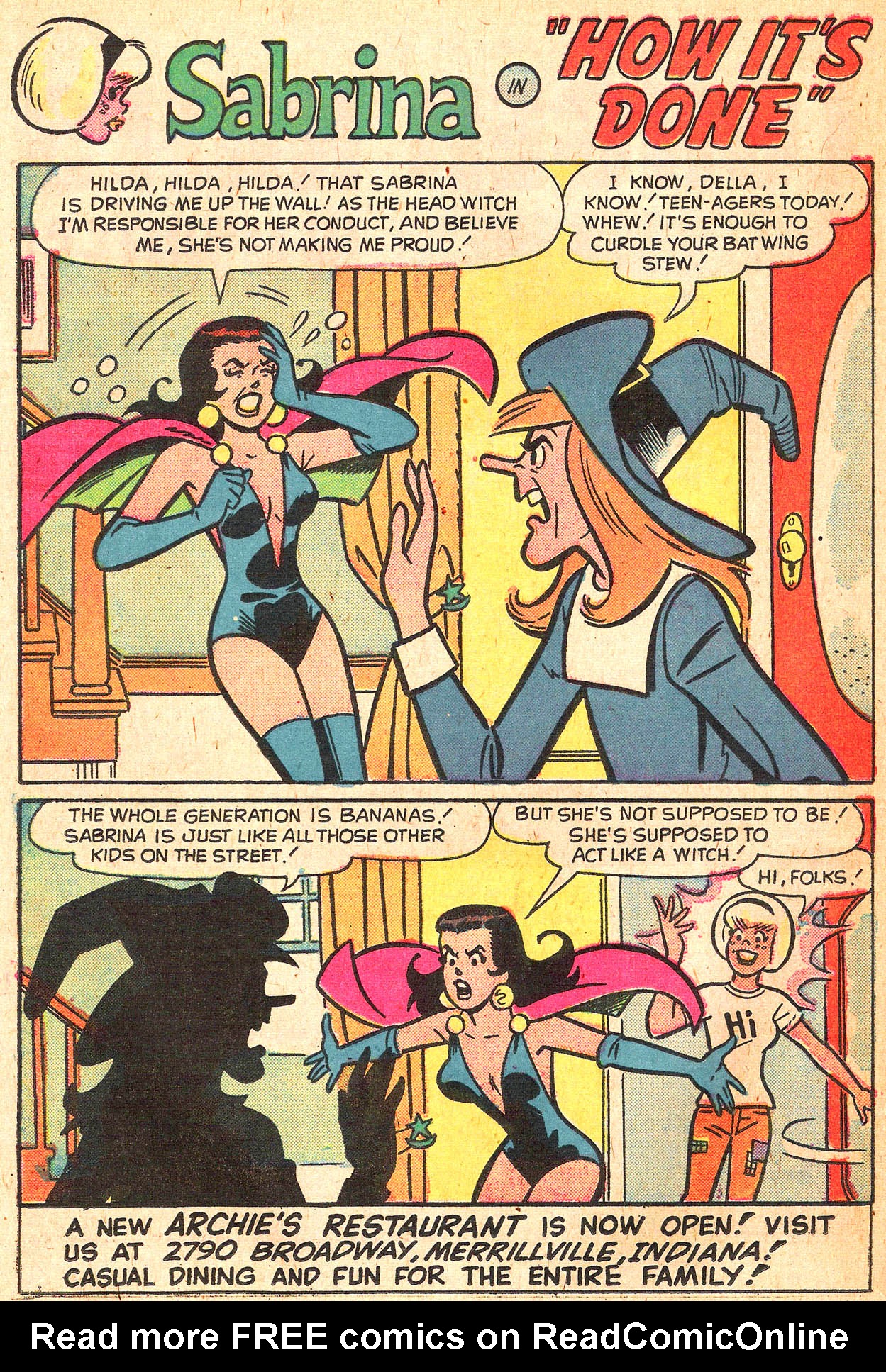 Read online Sabrina The Teenage Witch (1971) comic -  Issue #21 - 25
