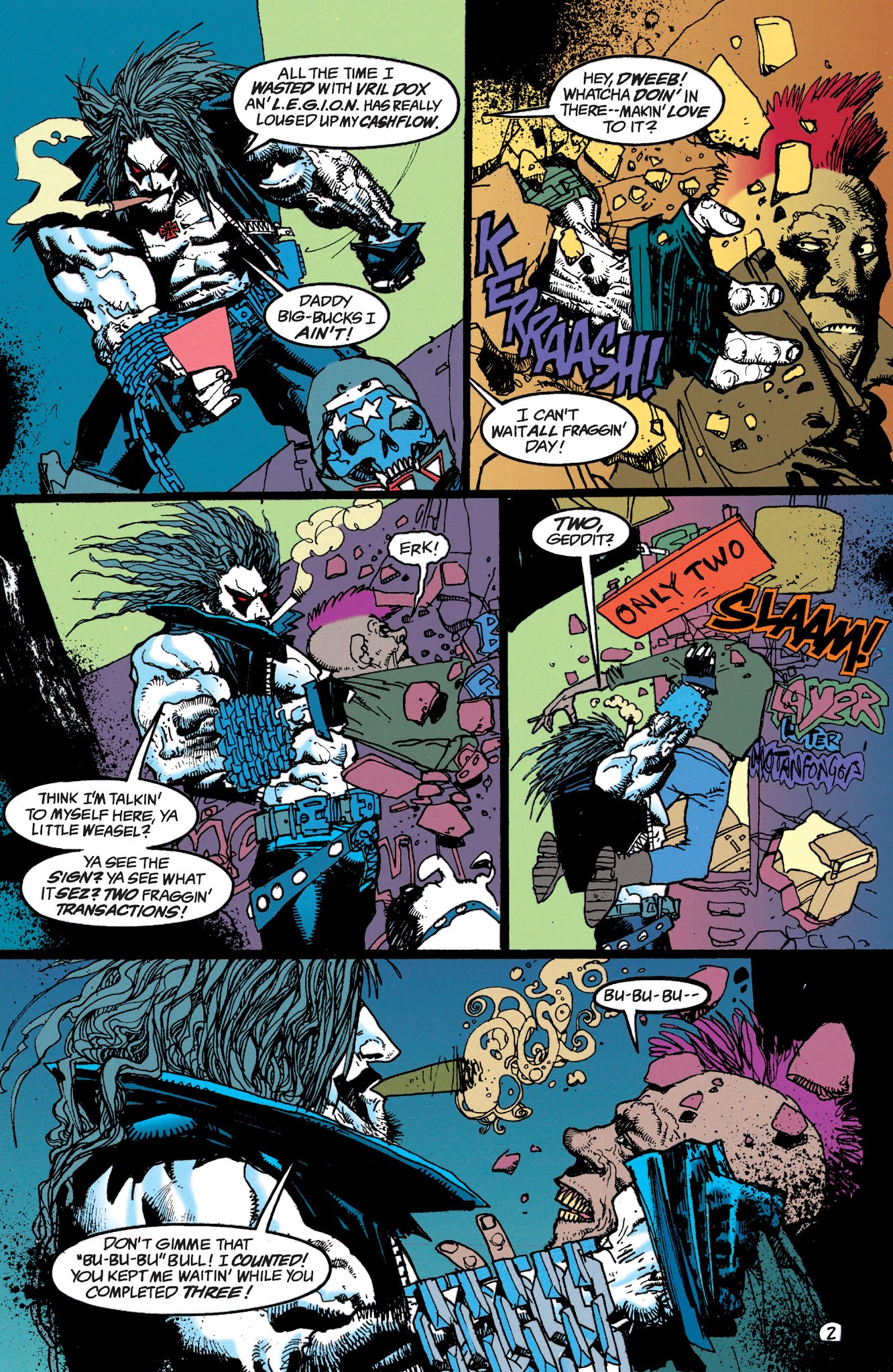 Read online Lobo by Keith Giffen & Alan Grant comic -  Issue # TPB 1 (Part 2) - 64