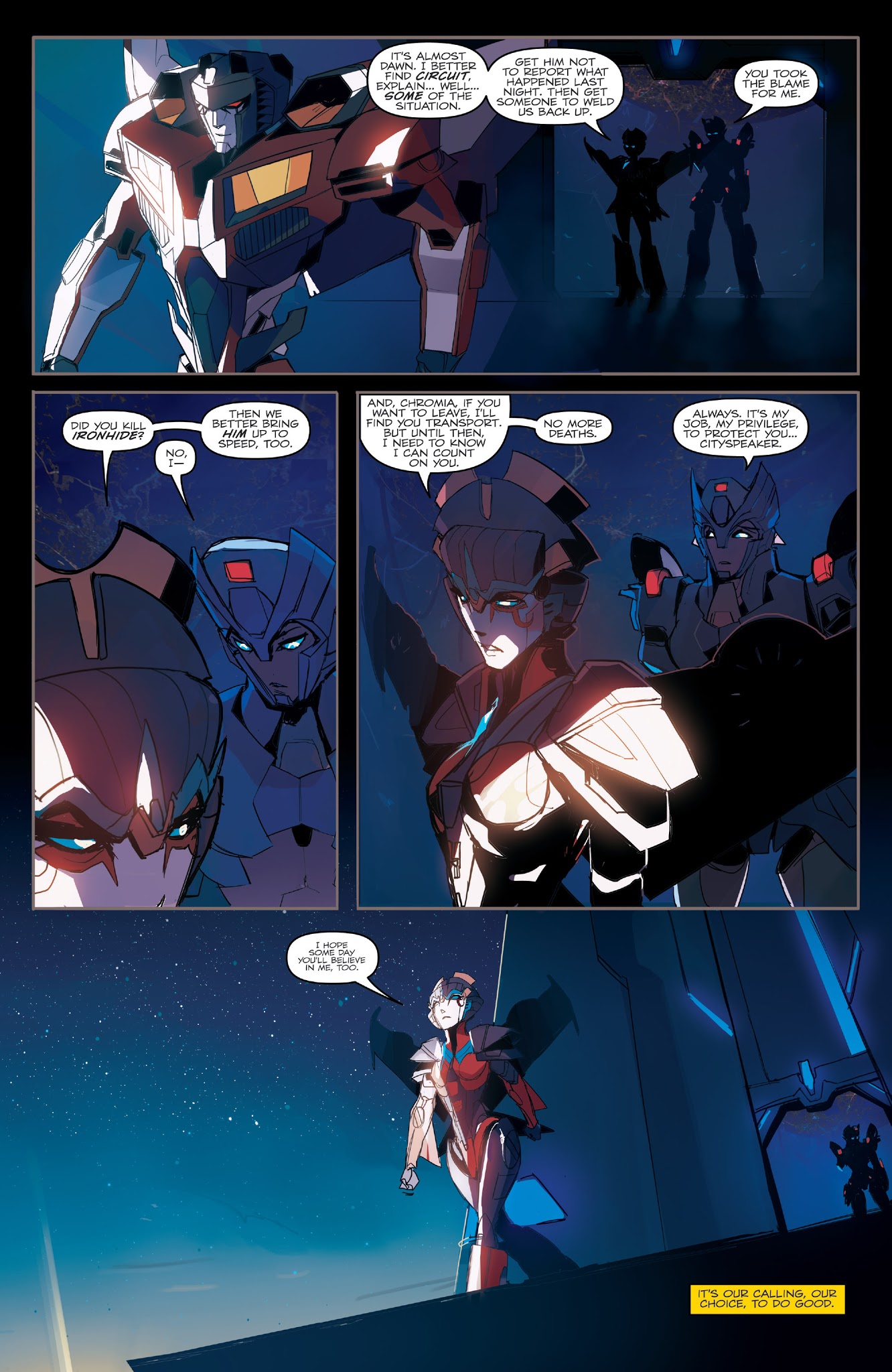 Read online The Transformers: Windblade (2018) comic -  Issue # TPB - 101