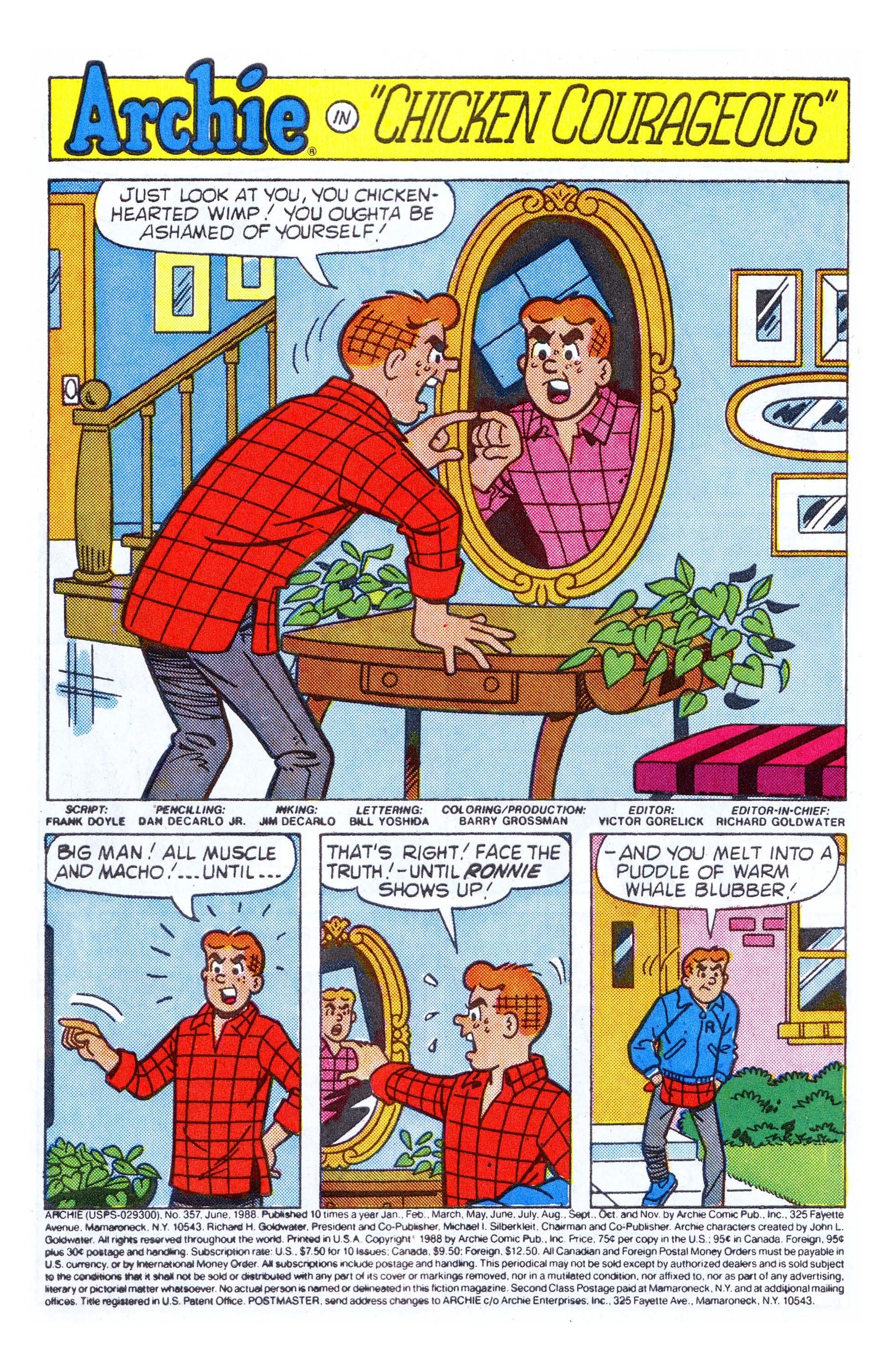 Read online Archie (1960) comic -  Issue #357 - 2