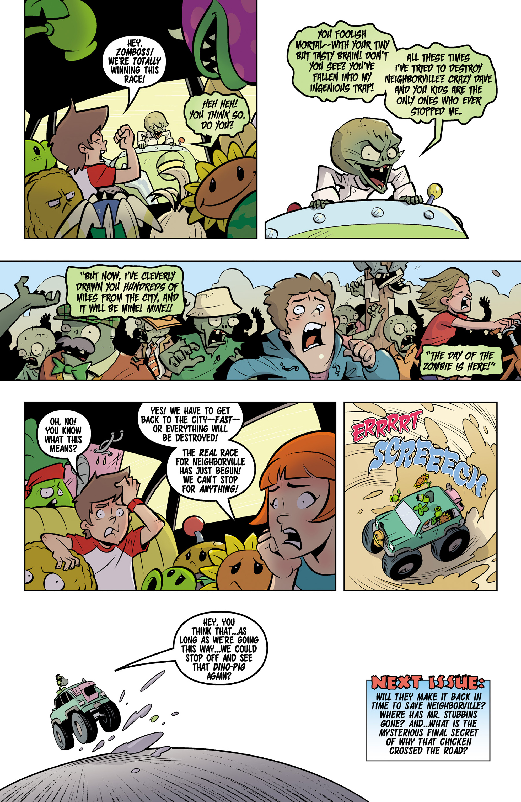 Read online Plants vs. Zombies: Petal to the Metal comic -  Issue #7 - 26