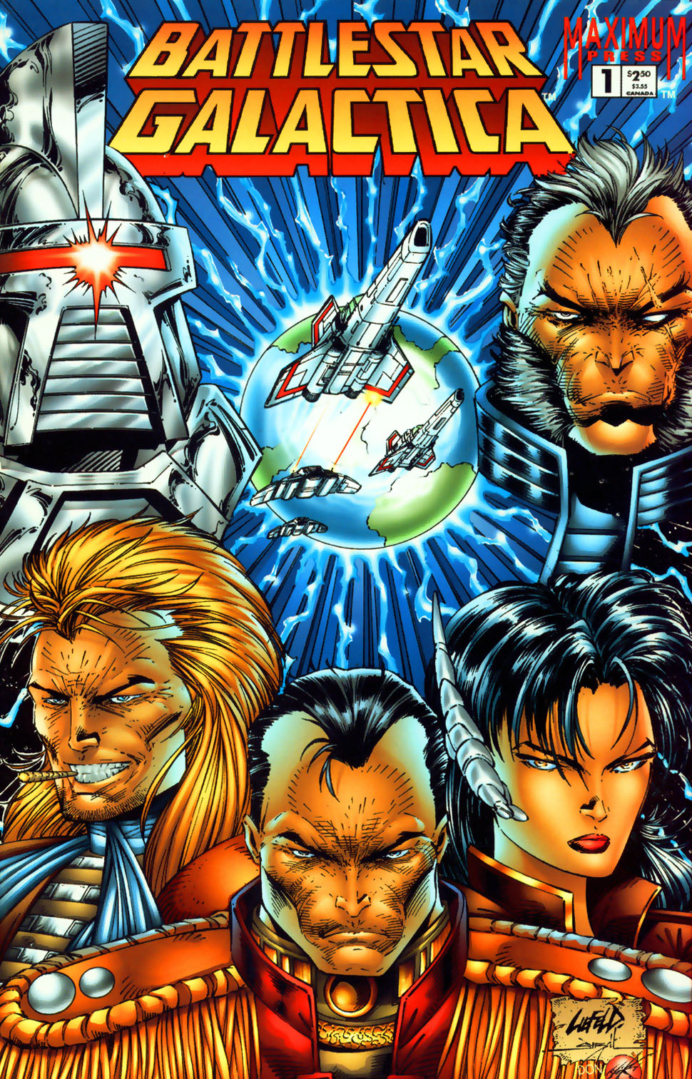Read online Battlestar Galactica (1995) comic -  Issue #1 - 1