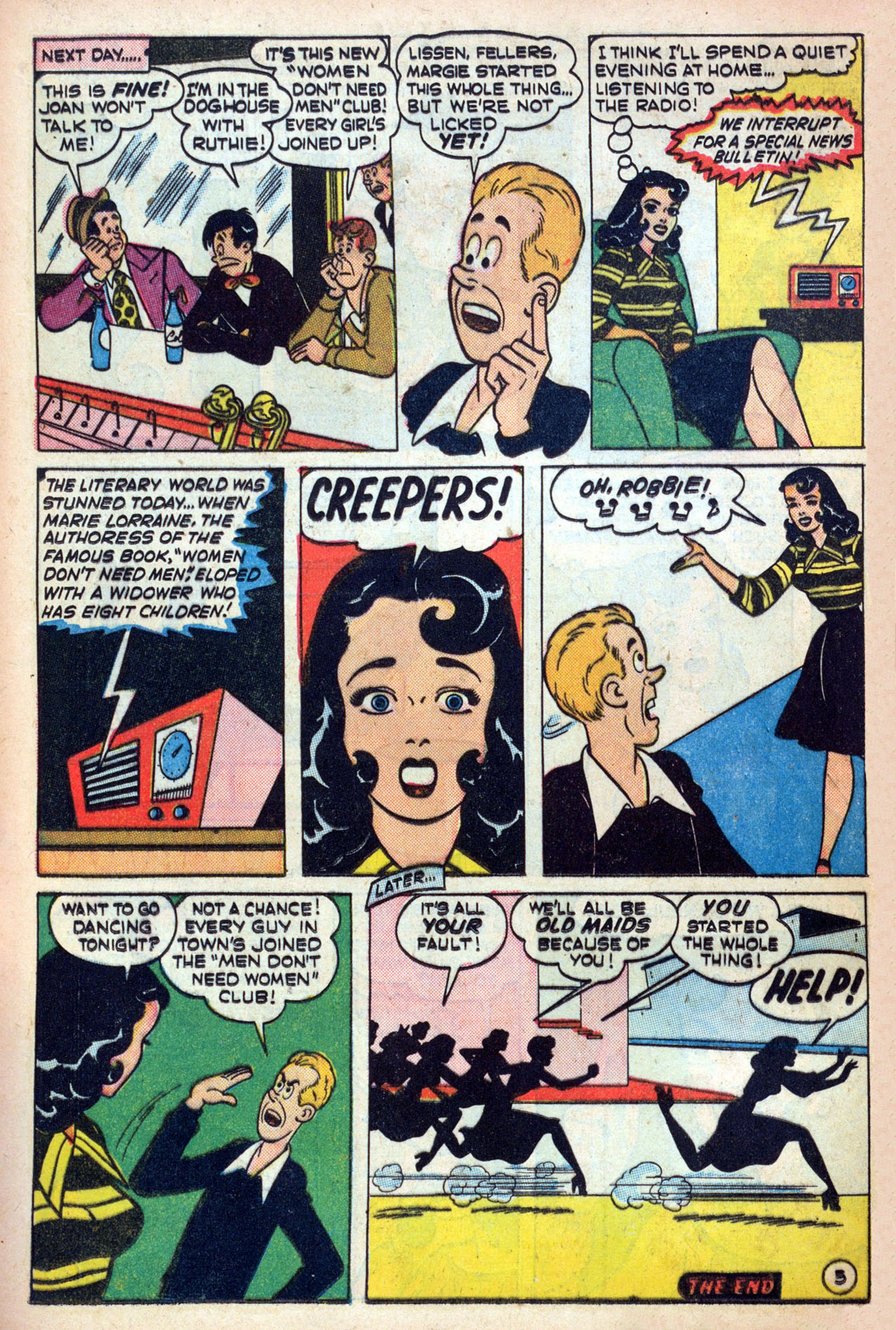 Read online Margie Comics comic -  Issue #42 - 18