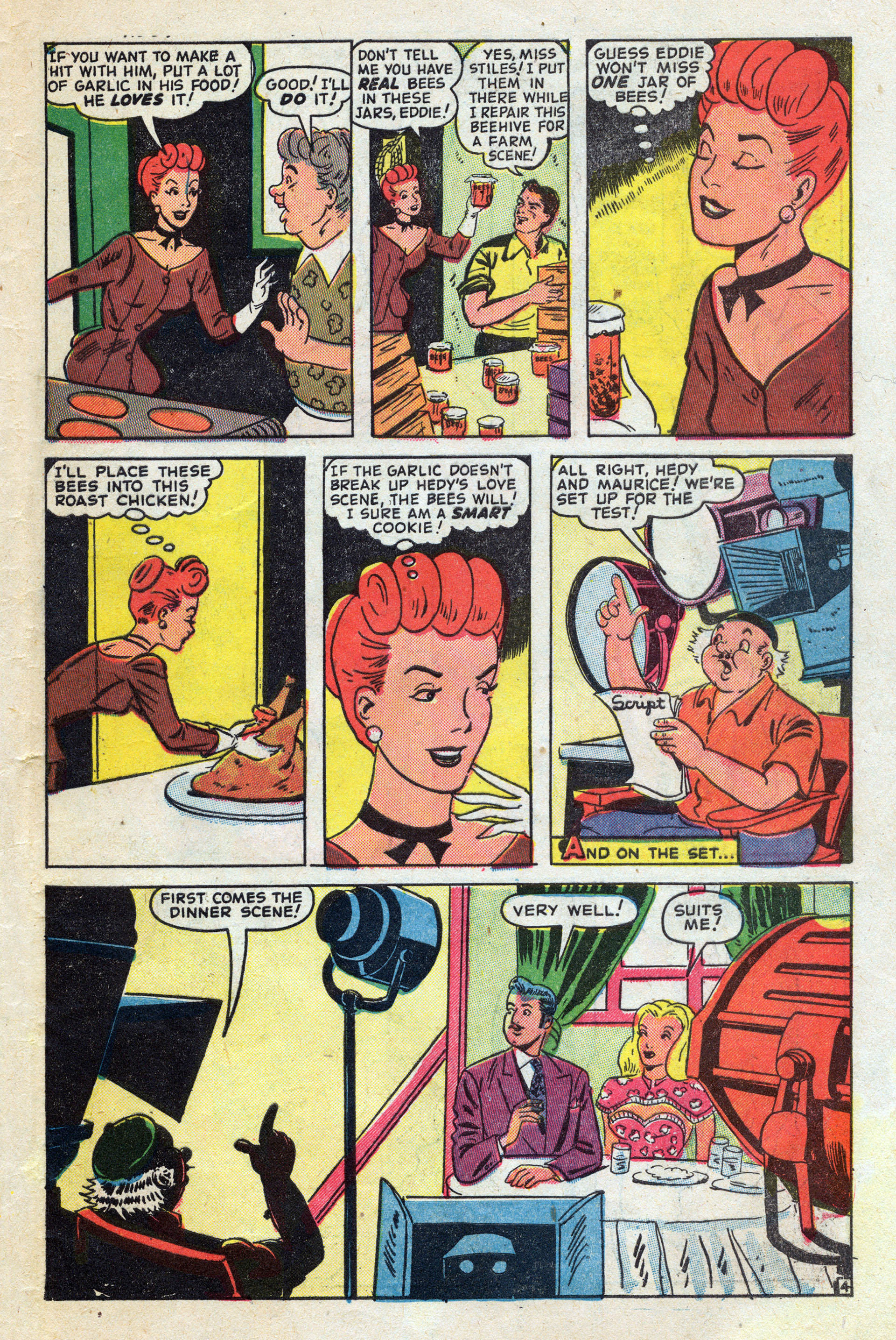 Read online Hedy Of Hollywood Comics comic -  Issue #40 - 29