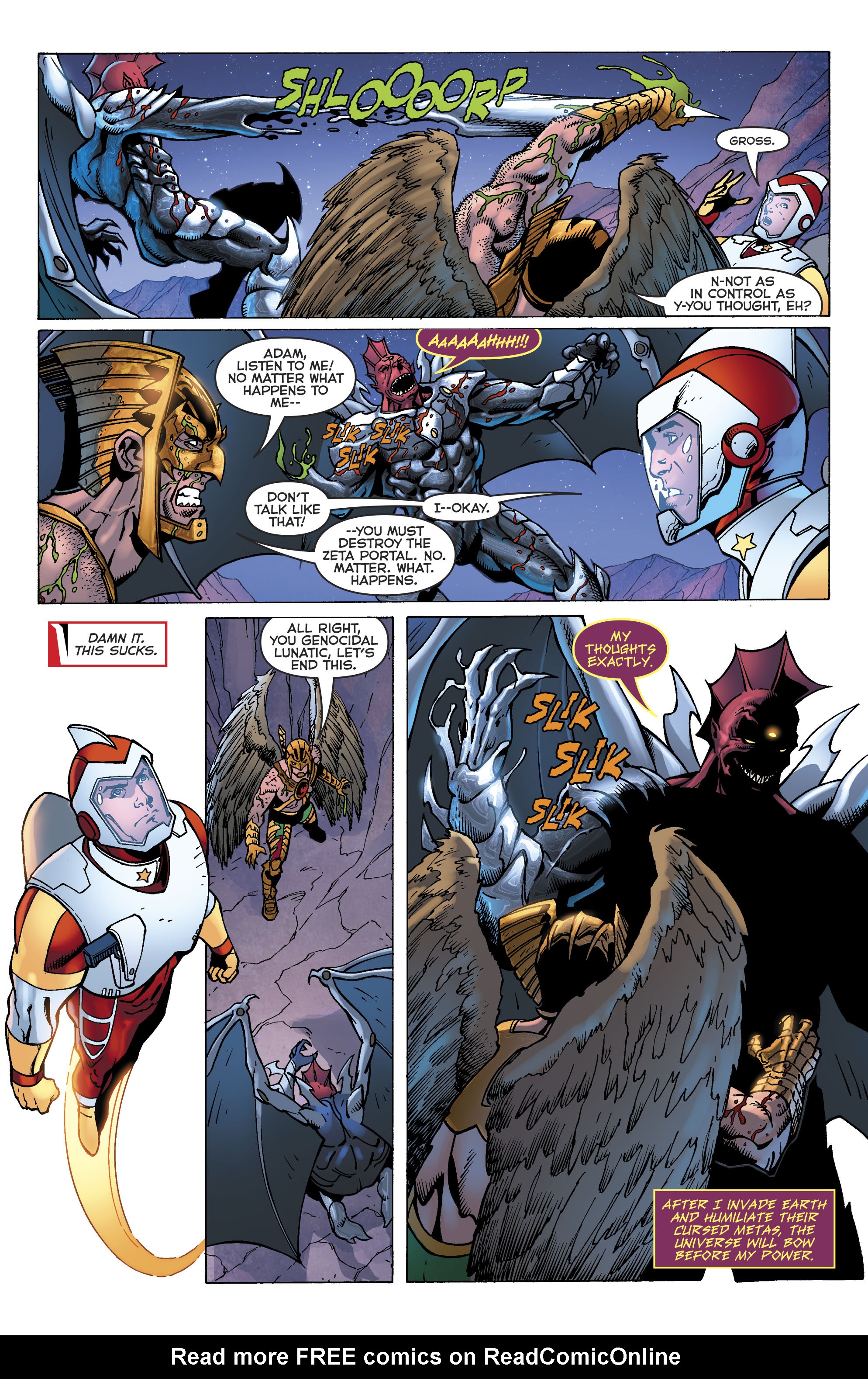 Read online Death of Hawkman comic -  Issue #6 - 10