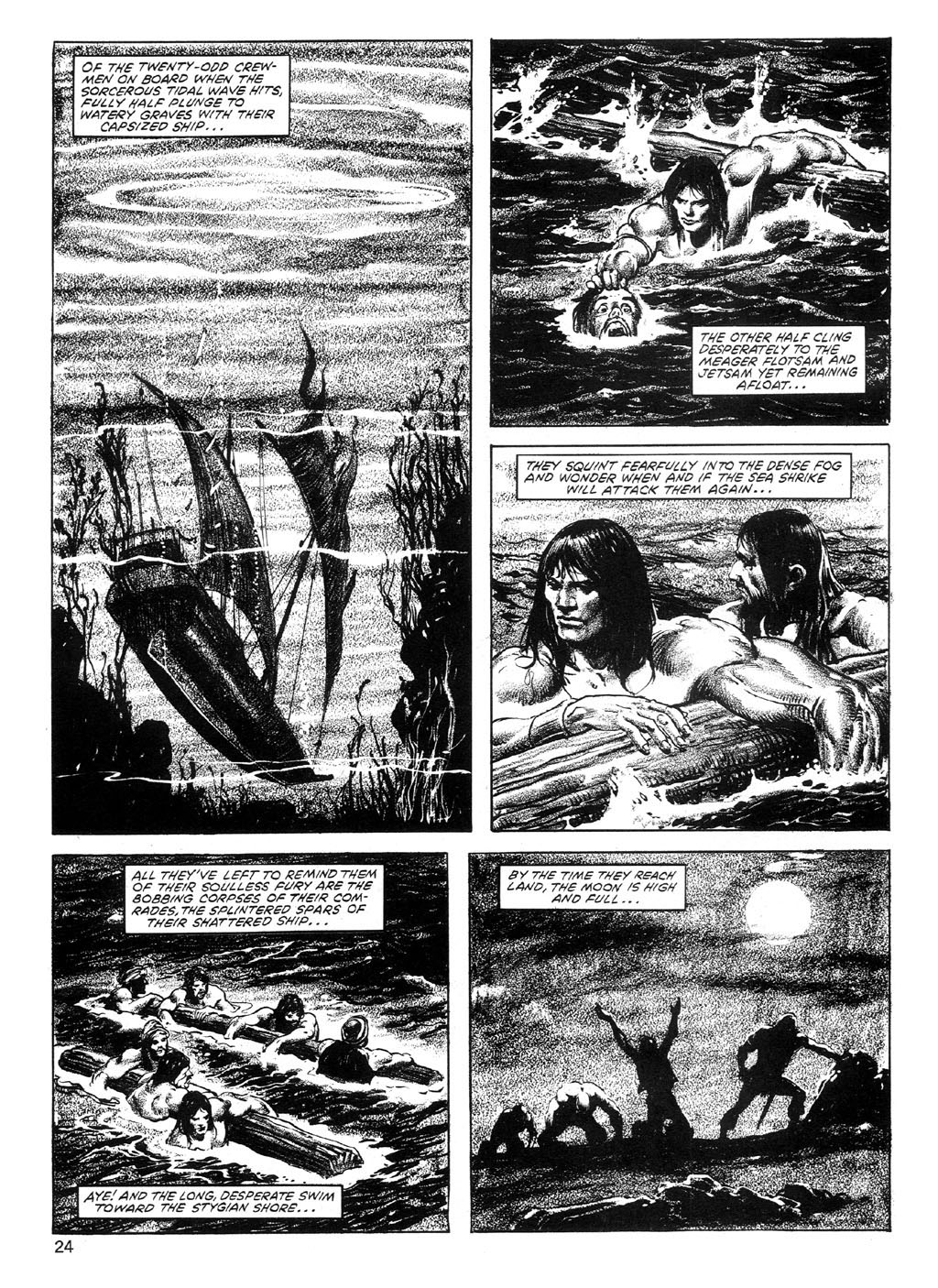 Read online The Savage Sword Of Conan comic -  Issue #89 - 24