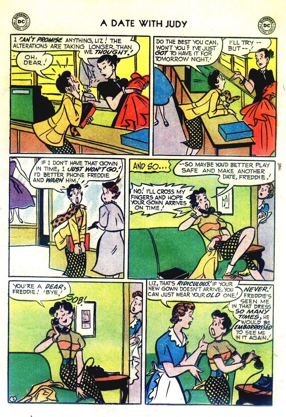 Read online A Date with Judy comic -  Issue #54 - 17
