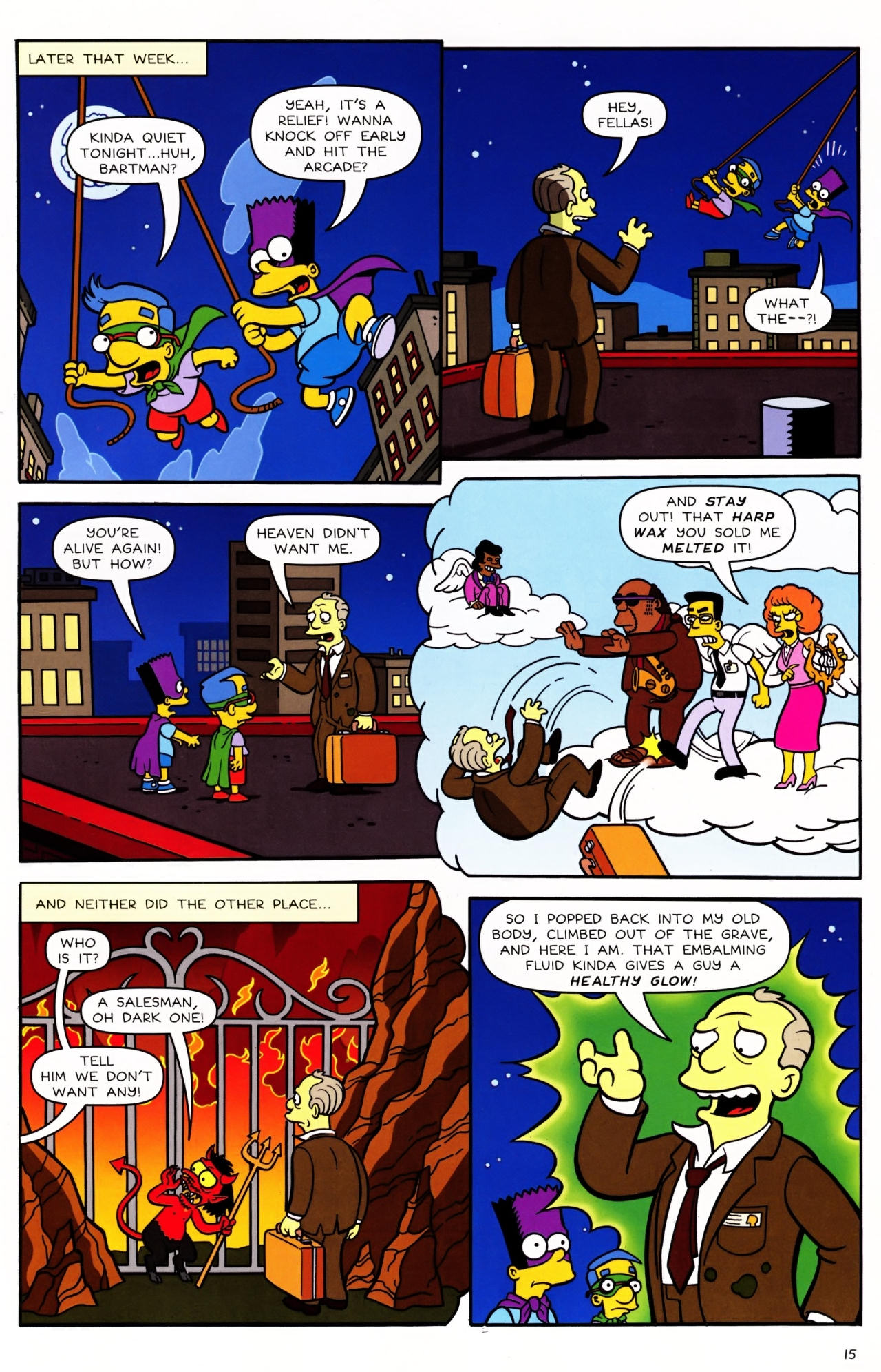 Read online Bongo Comics Presents Simpsons Super Spectacular comic -  Issue #7 - 17