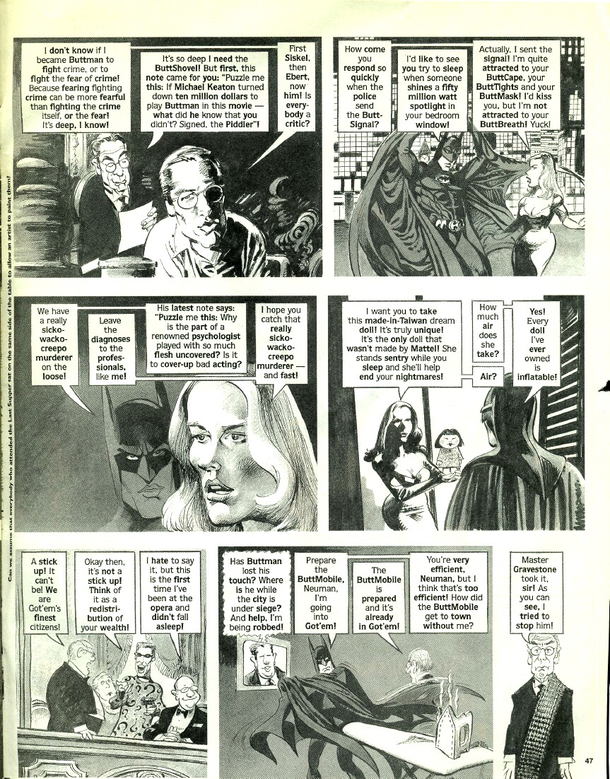 Read online Mad Batman Spectacular comic -  Issue # Full - 50