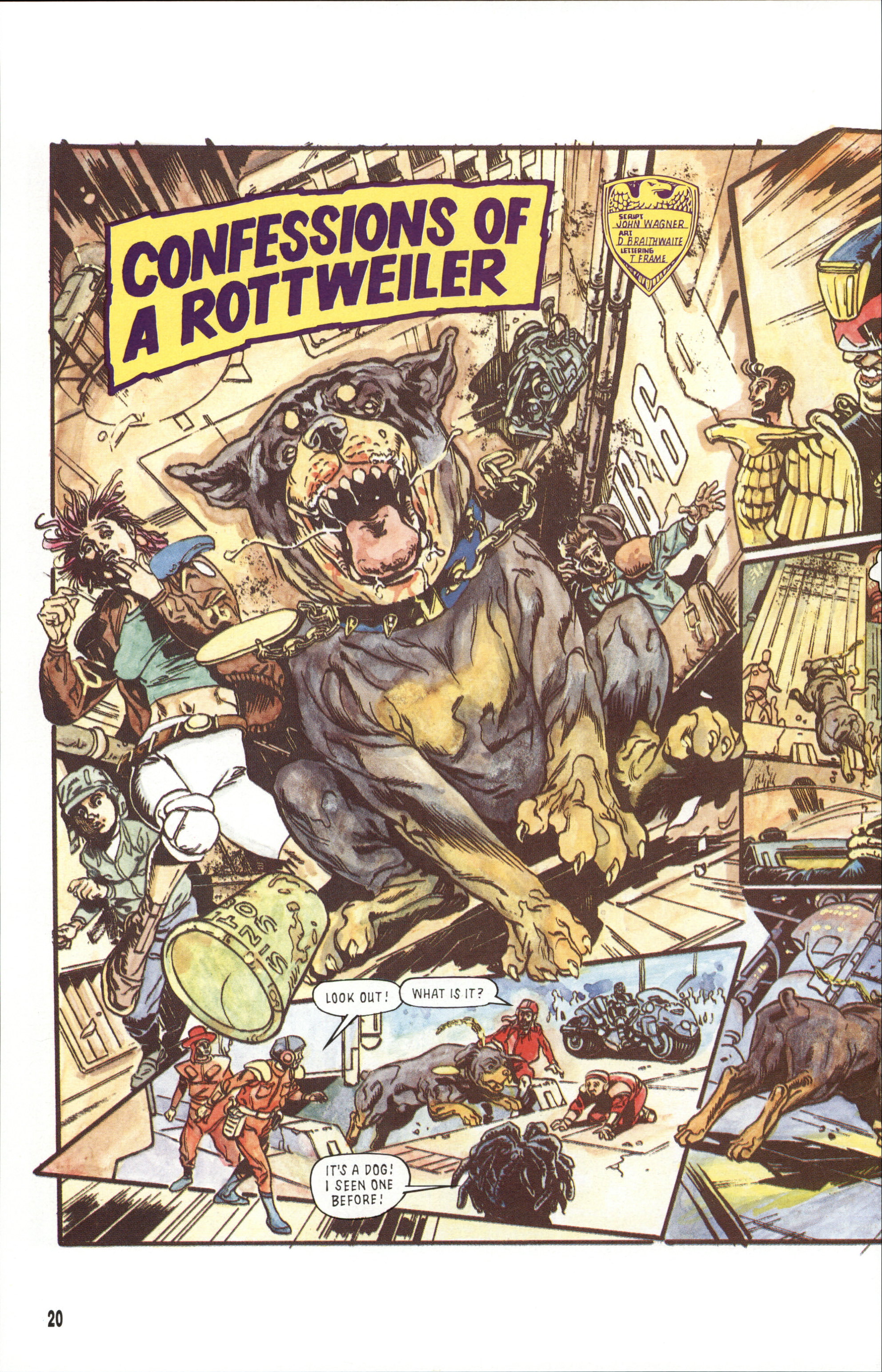 Read online Dredd Rules! comic -  Issue #9 - 22