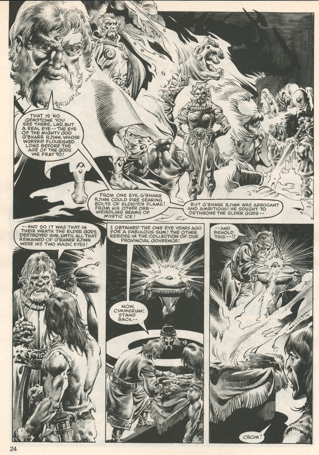 Read online The Savage Sword Of Conan comic -  Issue #107 - 24