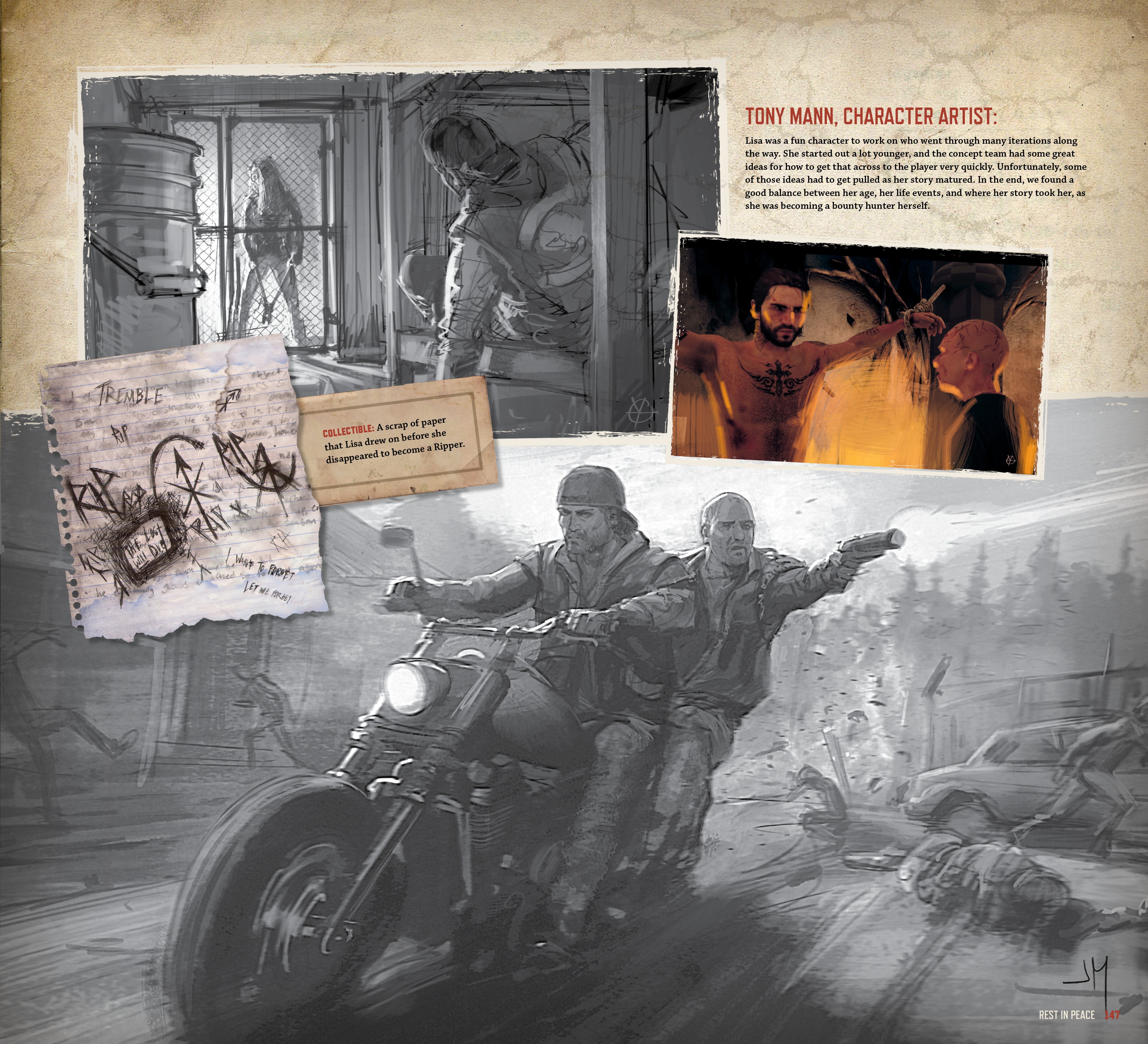 Read online The Art of Days Gone comic -  Issue # TPB (Part 2) - 37