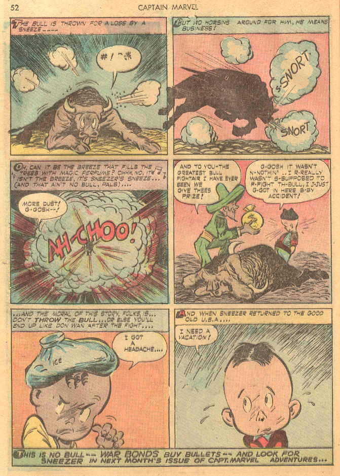 Read online Captain Marvel Adventures comic -  Issue #28 - 52