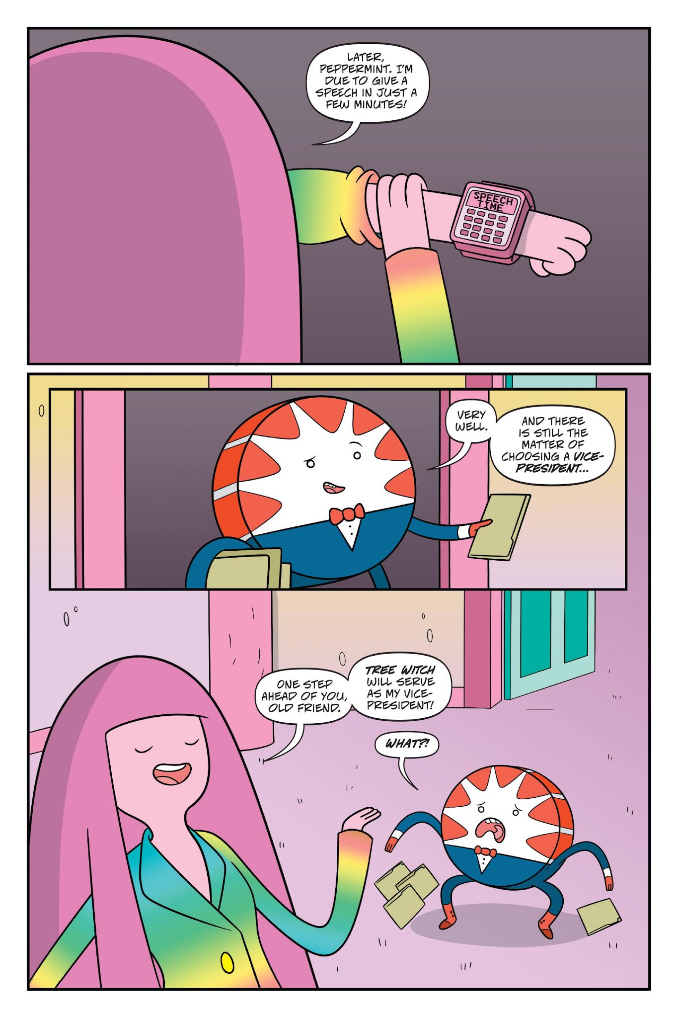 Read online Adventure Time: President Bubblegum comic -  Issue # TPB - 65