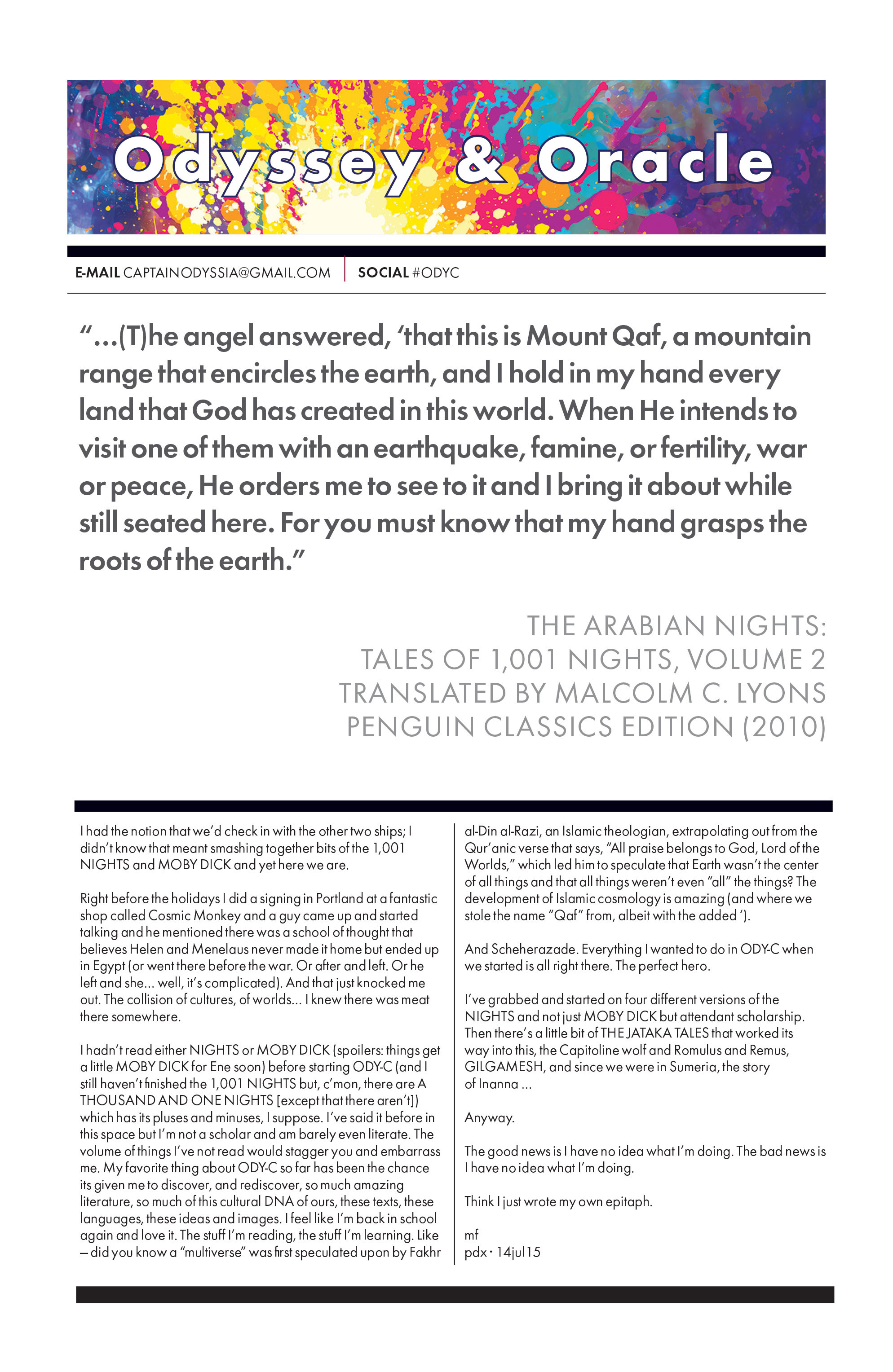 Read online ODY-C comic -  Issue #6 - 22