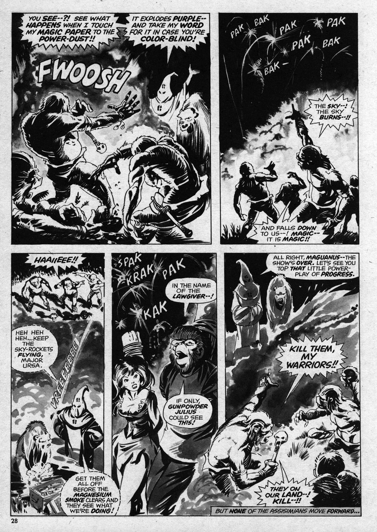Read online Planet of the Apes comic -  Issue #13 - 28
