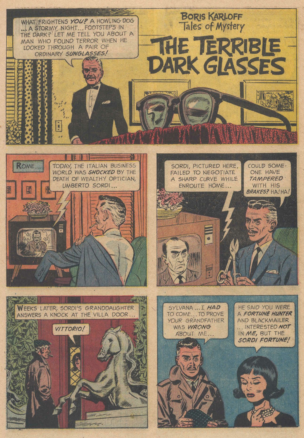 Read online Boris Karloff Tales of Mystery comic -  Issue #6 - 12
