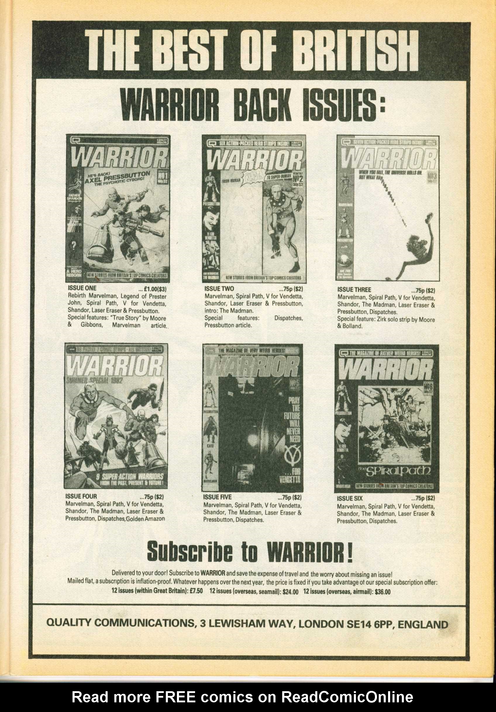 Warrior Issue #8 #9 - English 11