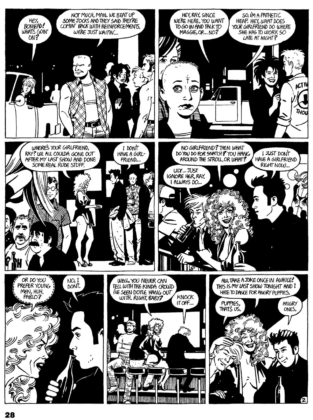 Read online Love and Rockets (1982) comic -  Issue #24 - 30