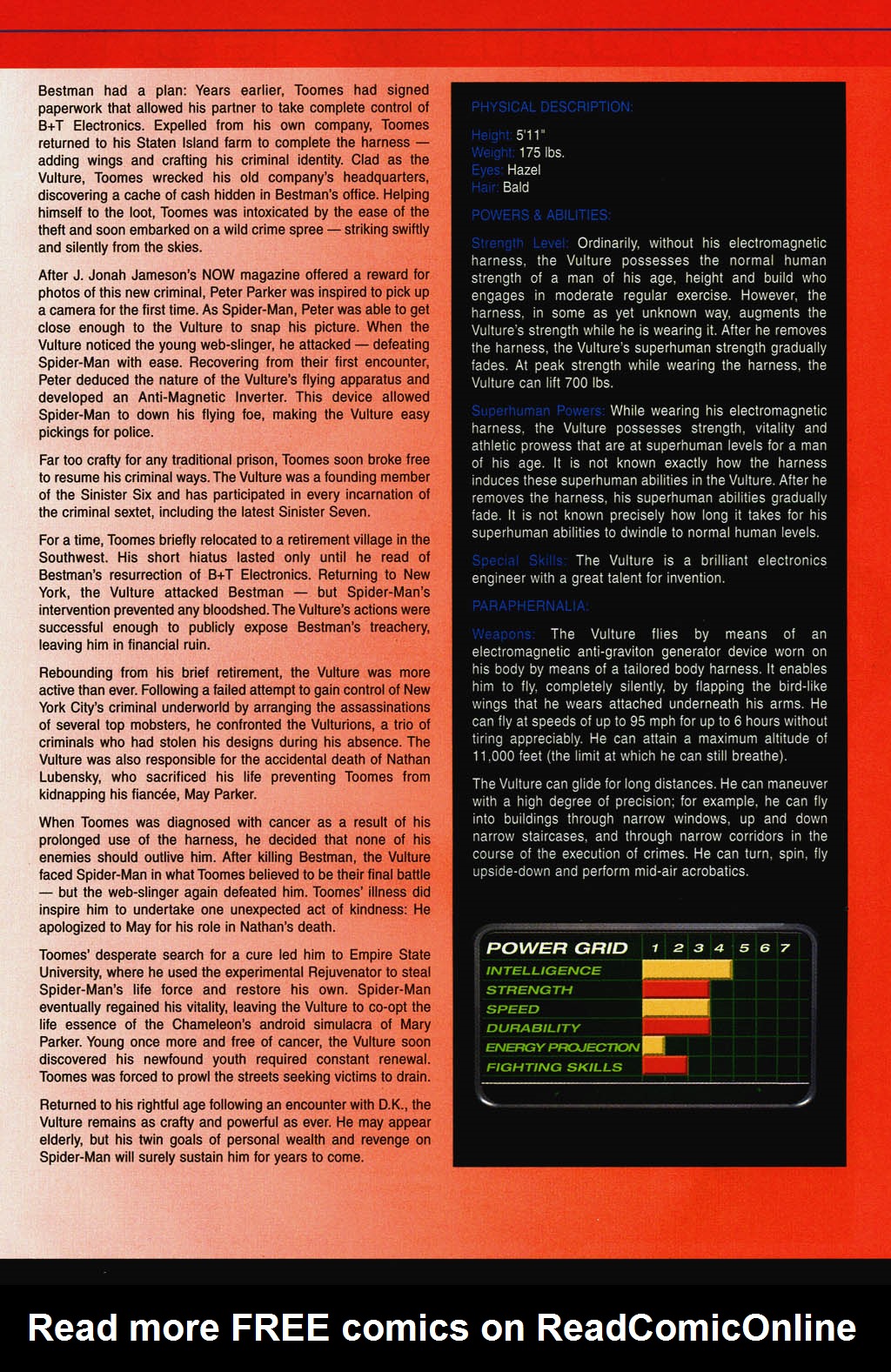 Official Handbook of the Marvel Universe: Spider-Man 2004 issue Full - Page 47