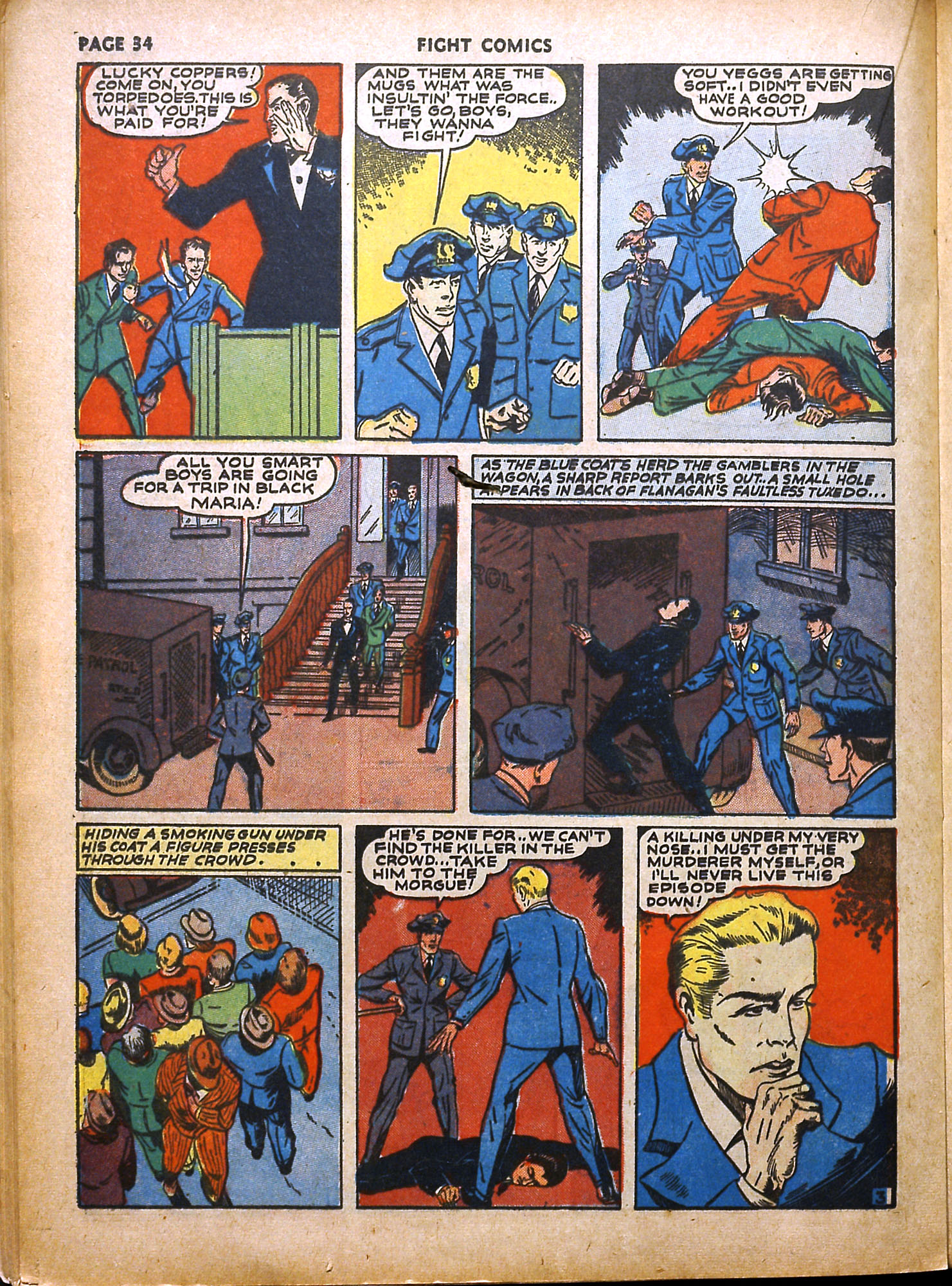 Read online Fight Comics comic -  Issue #14 - 36