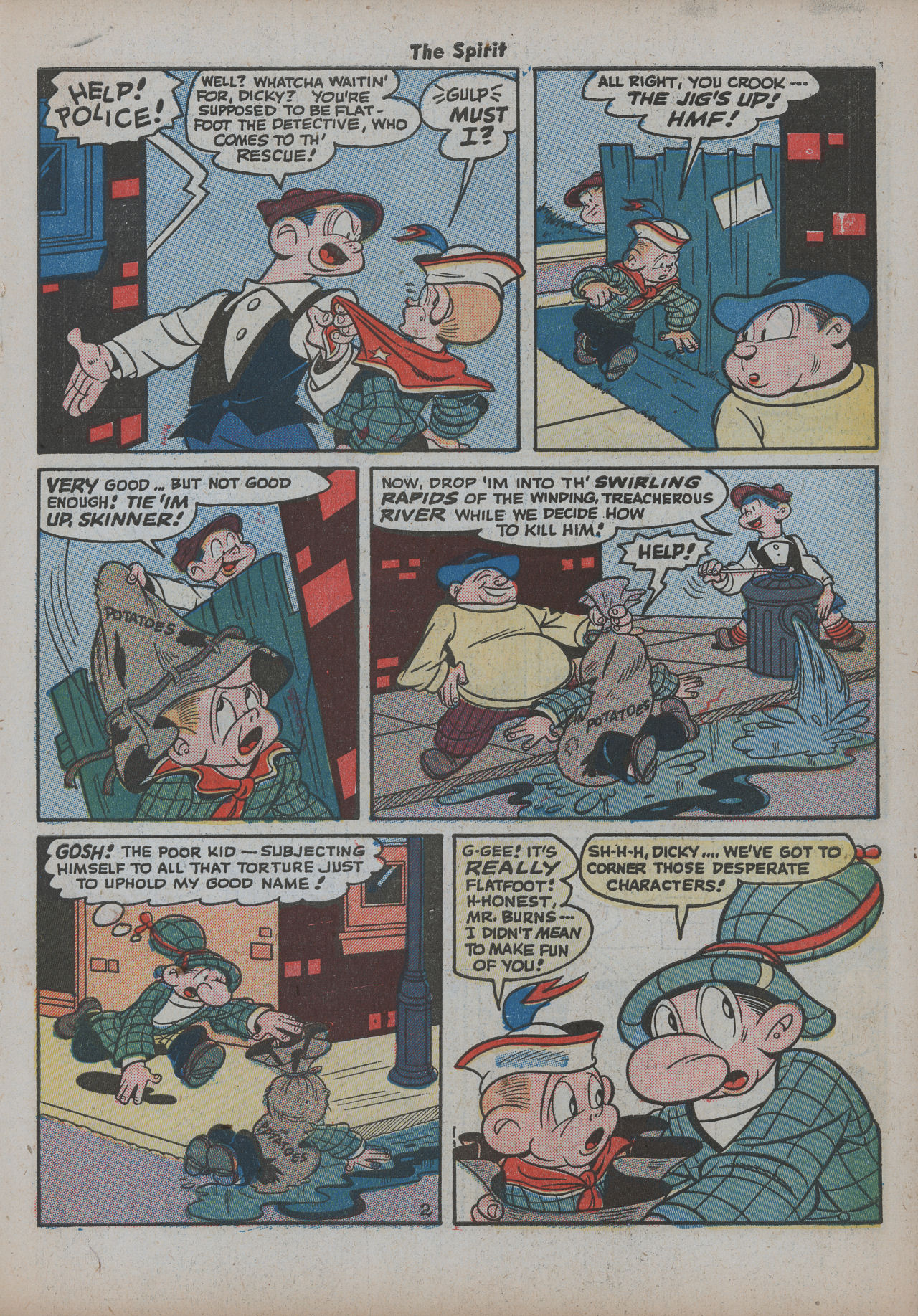 Read online The Spirit (1944) comic -  Issue #22 - 19