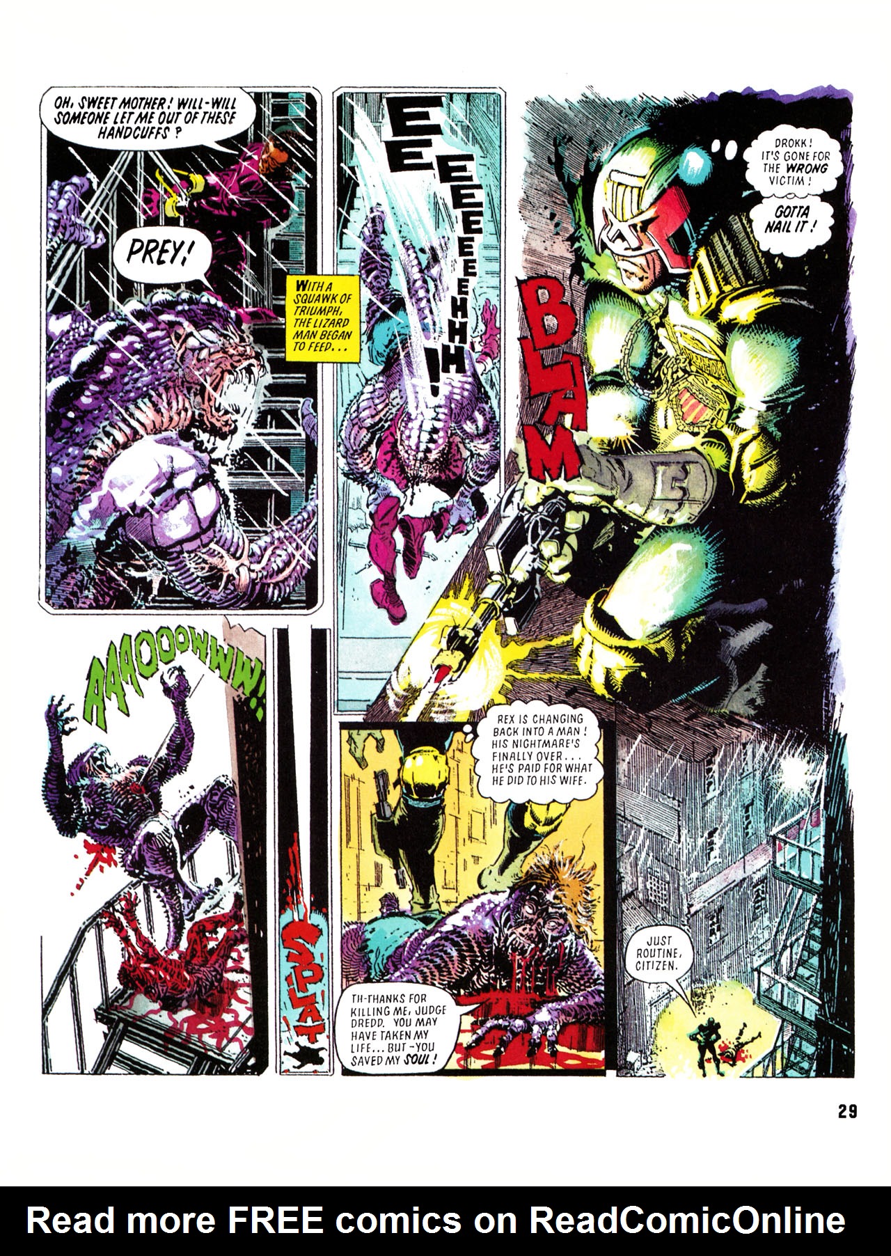 Read online Judge Dredd Definitive Editions comic -  Issue # TPB Bad Science - 29