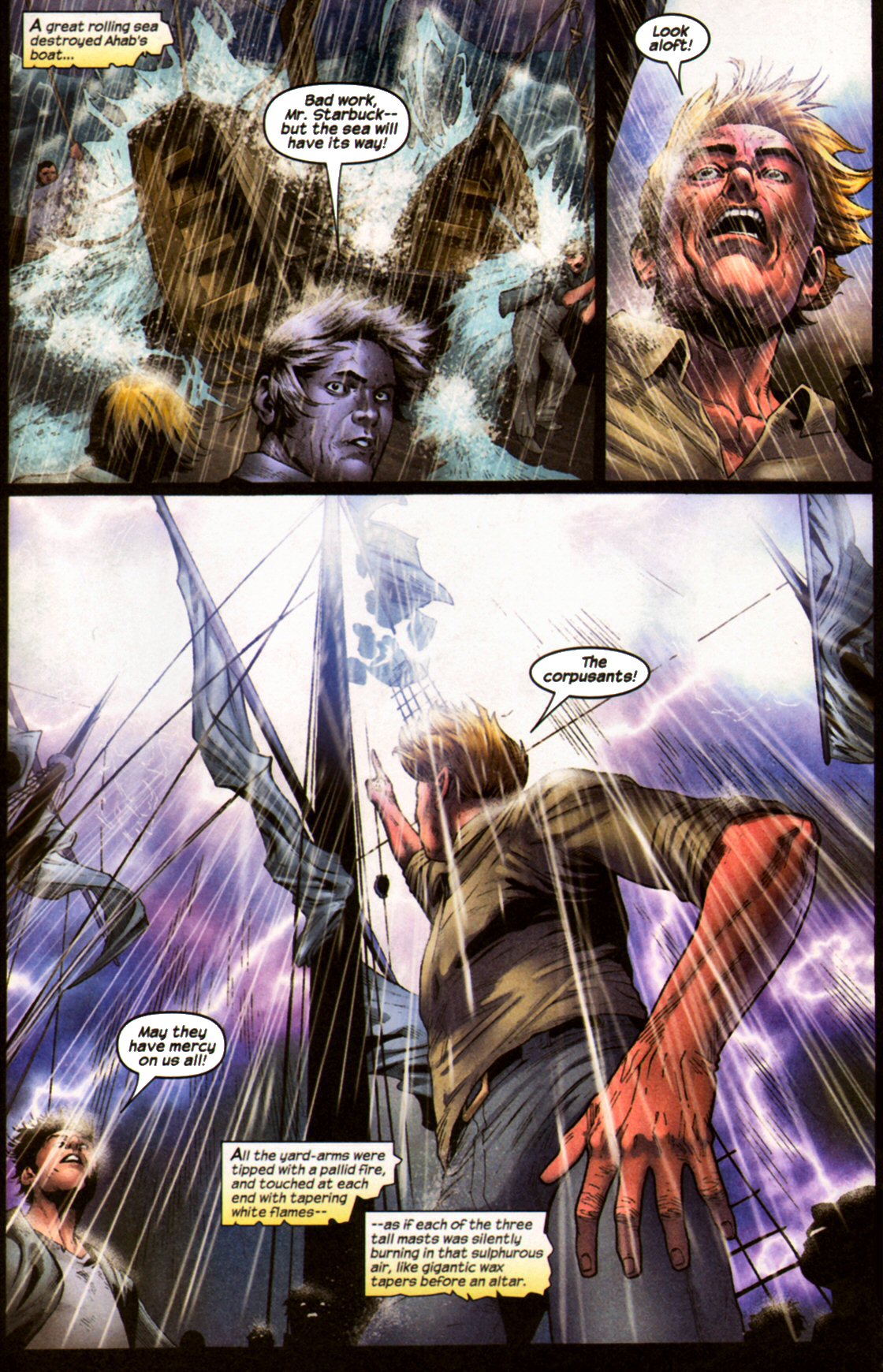 Read online Marvel Illustrated: Moby Dick comic -  Issue # TPB - 86