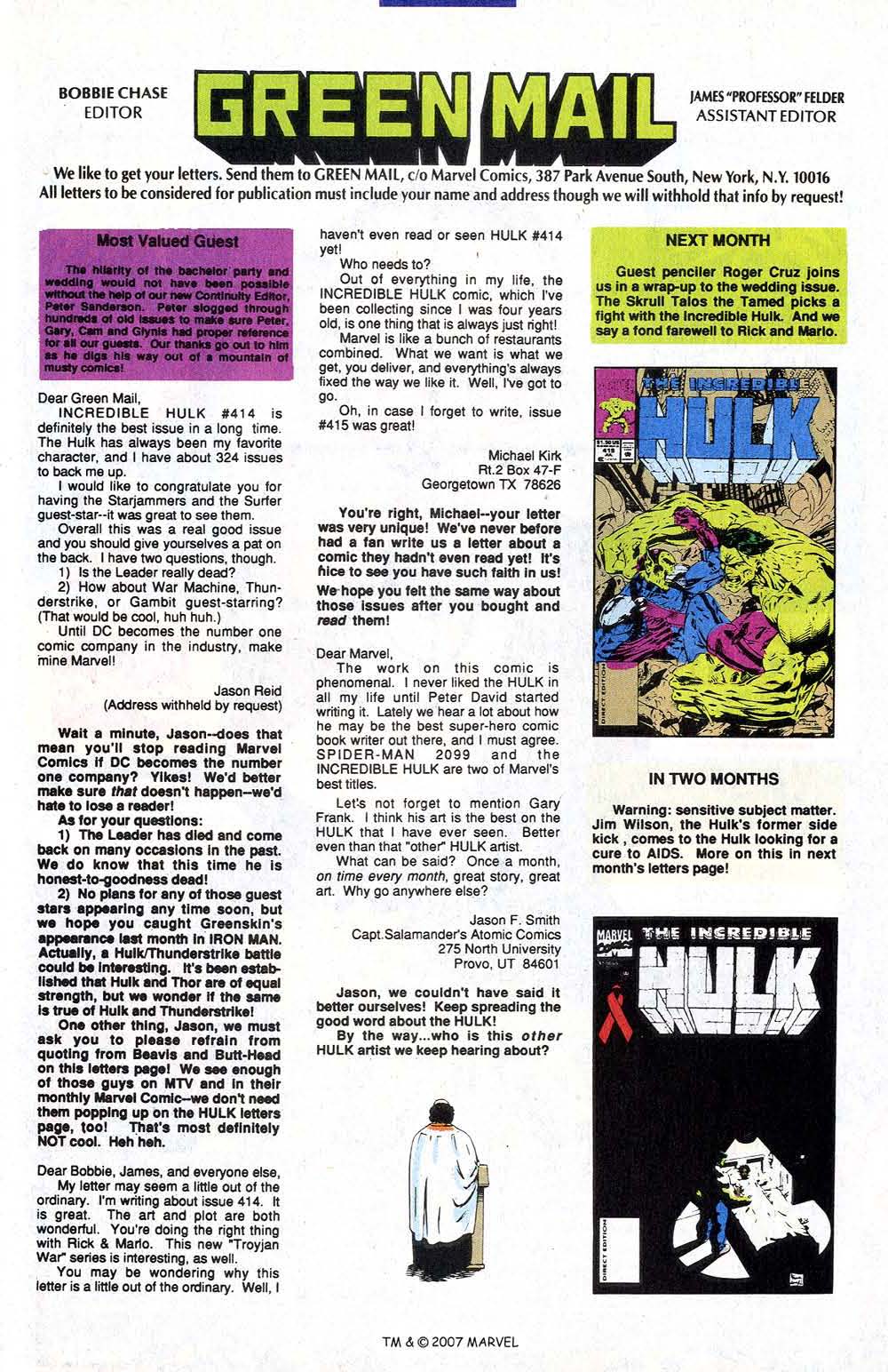 Read online The Incredible Hulk (1968) comic -  Issue #418 - 33