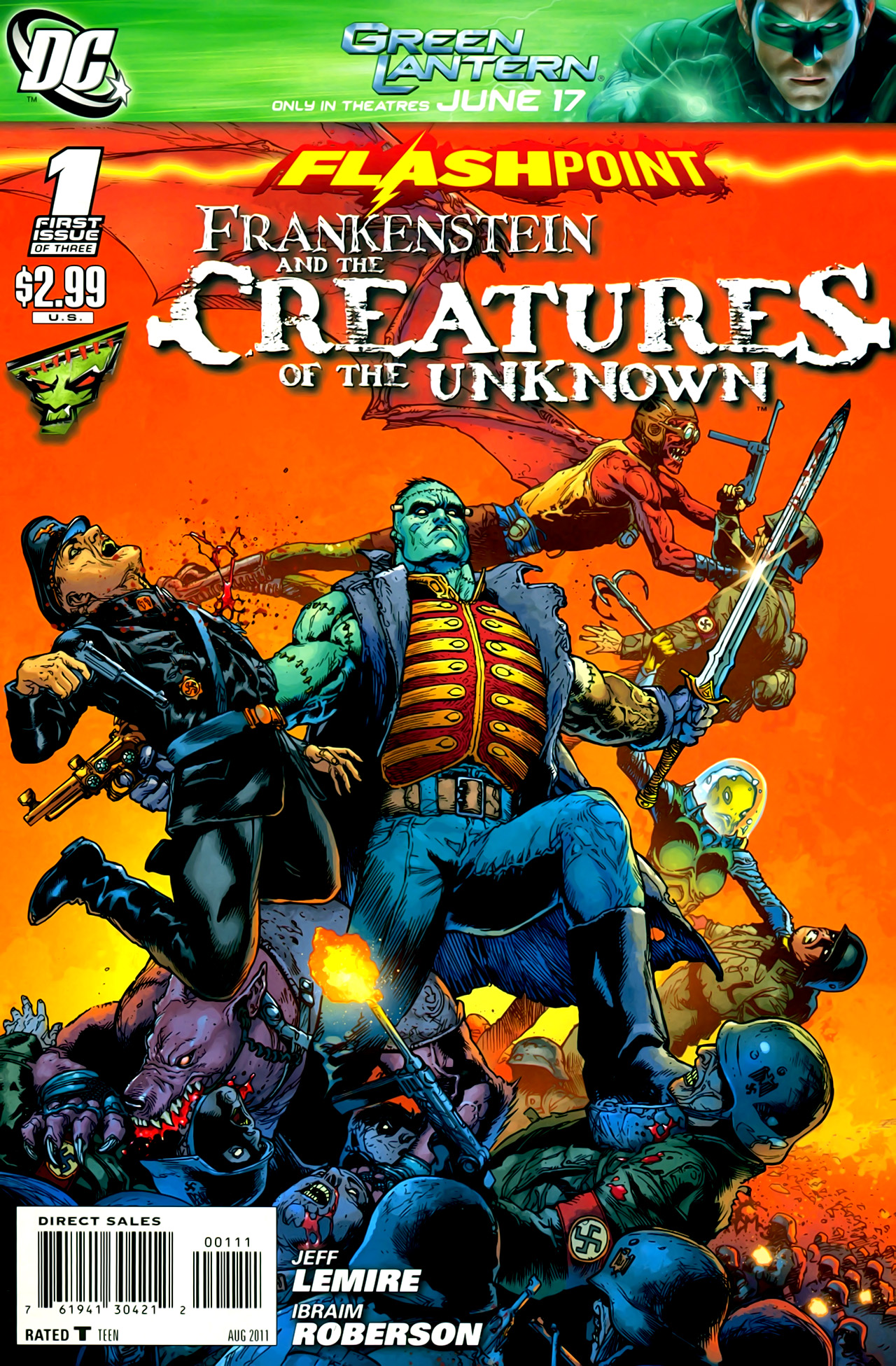 Read online Flashpoint: Frankenstein & The Creatures of the Unknown comic -  Issue #1 - 1