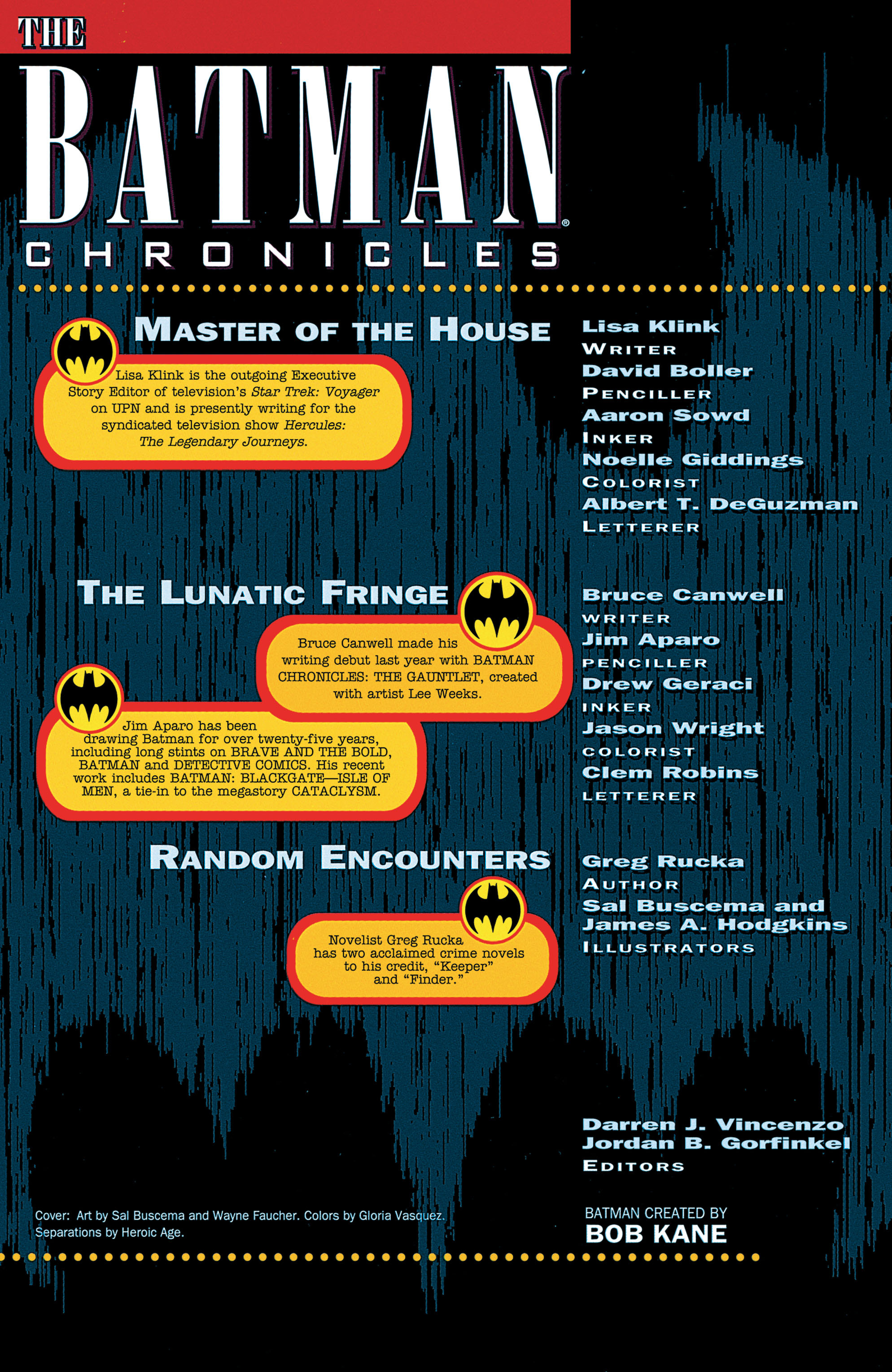 Read online The Batman Chronicles (1995) comic -  Issue #14 - 2
