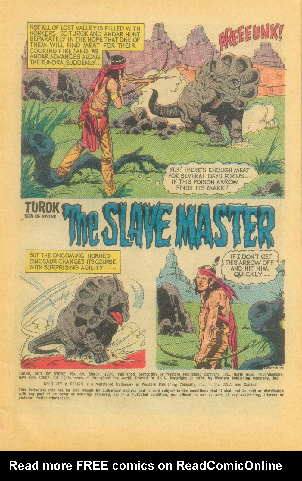 Read online Turok, Son of Stone comic -  Issue #89 - 3