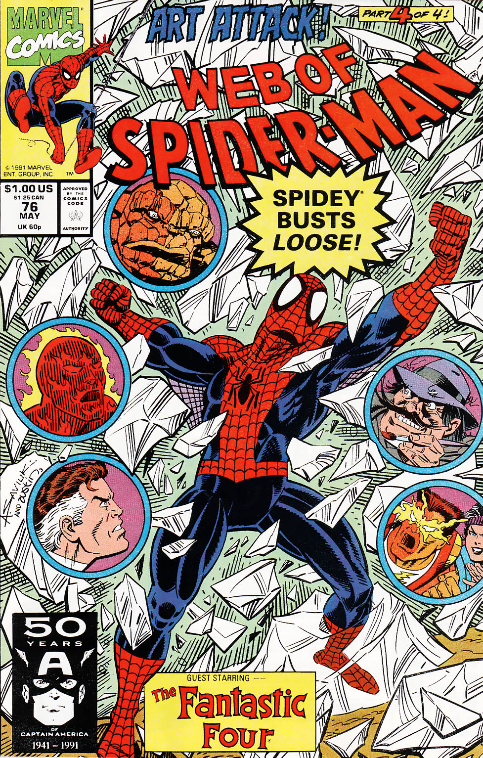 Read online Web of Spider-Man (1985) comic -  Issue #76 - 1