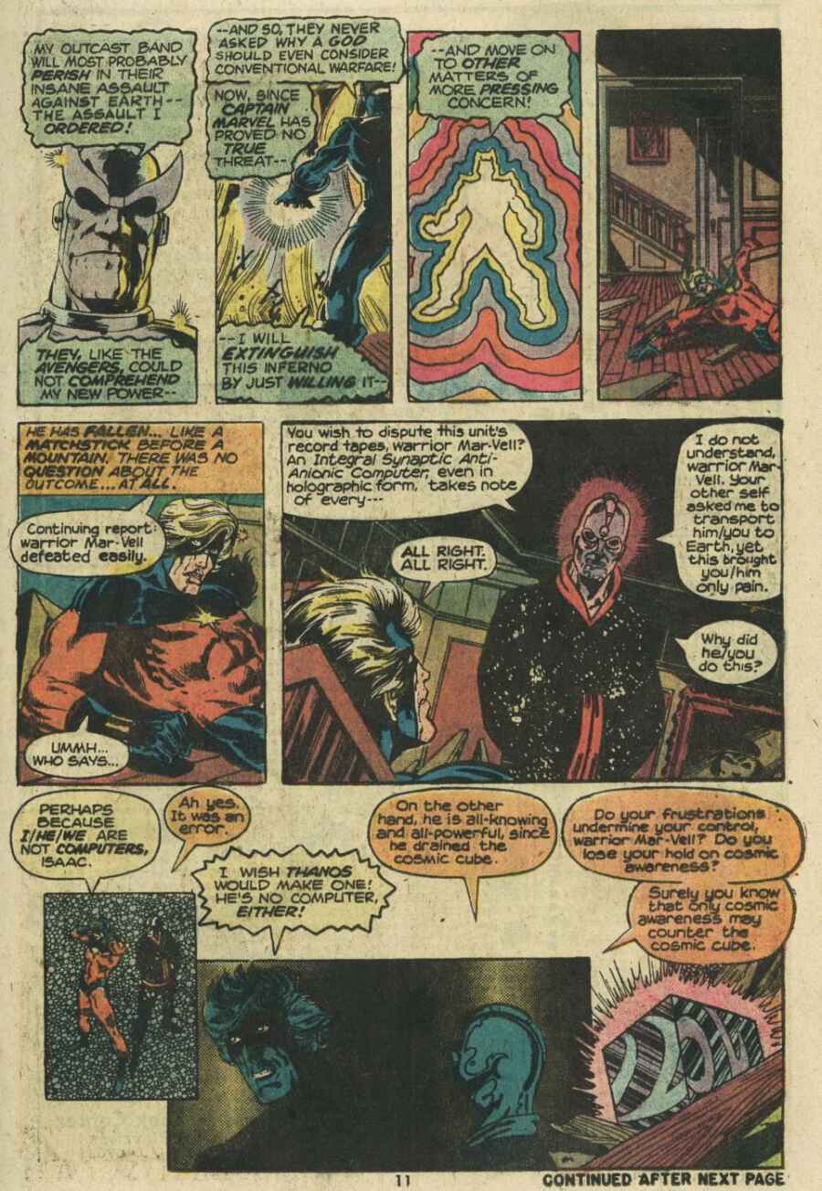 Read online Captain Marvel (1968) comic -  Issue #33 - 8