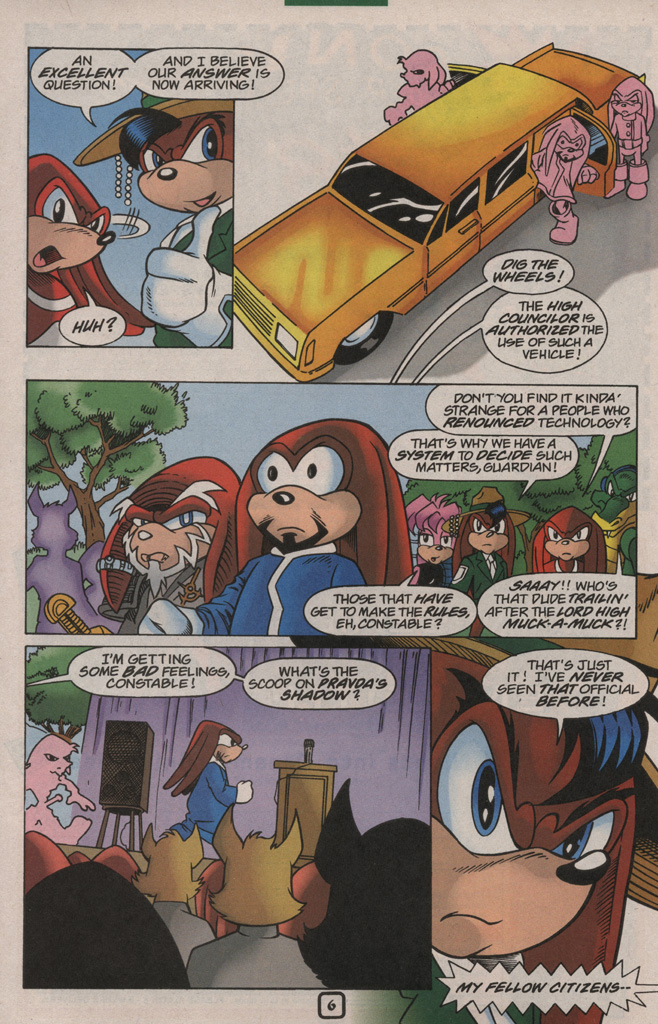 Read online Knuckles the Echidna comic -  Issue #23 - 10