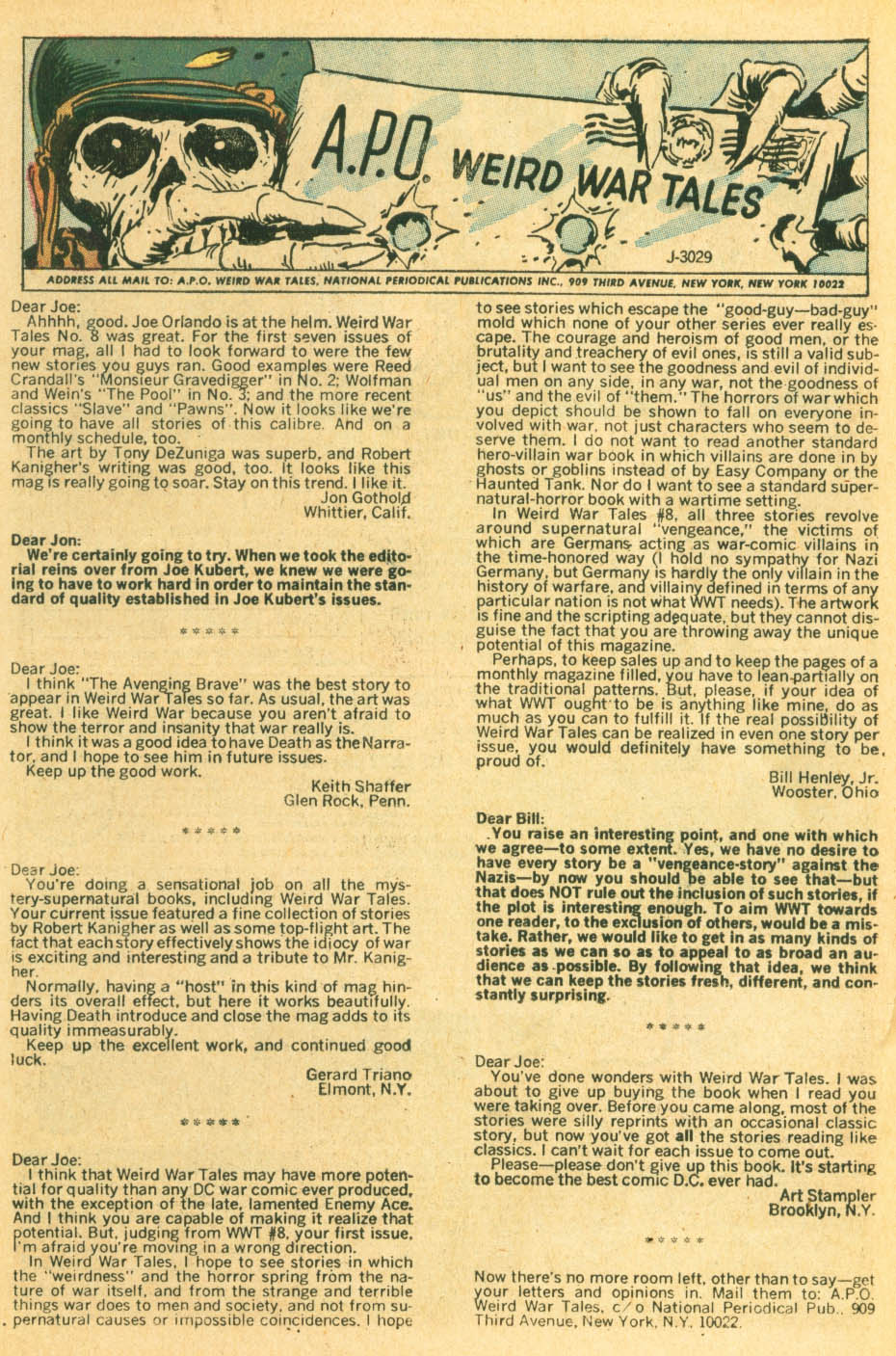 Read online Weird War Tales (1971) comic -  Issue #13 - 22