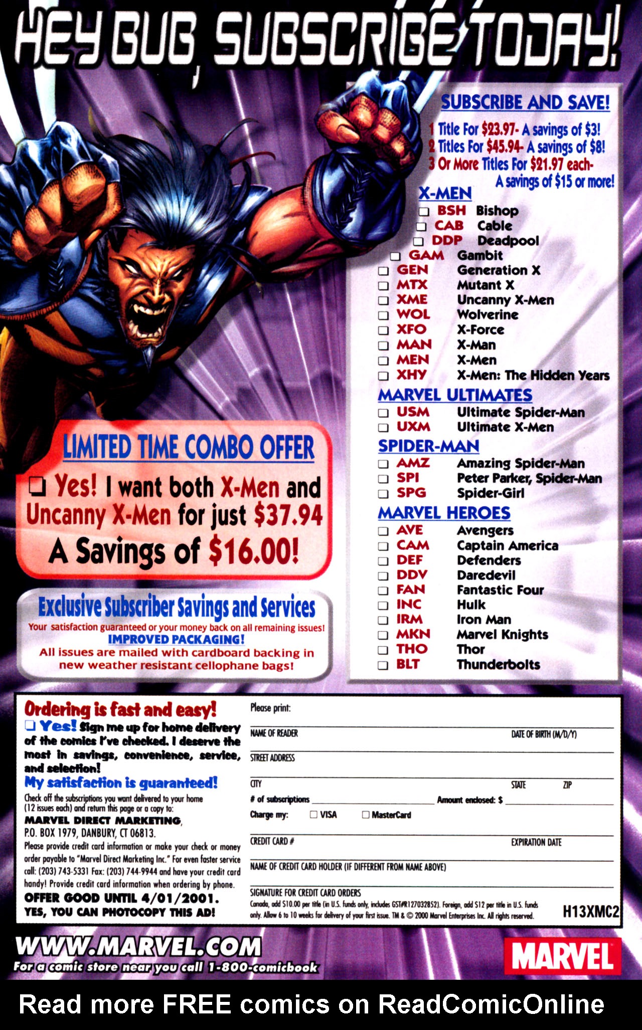 Read online Ultimate Marvel Team-Up comic -  Issue #2 - 29