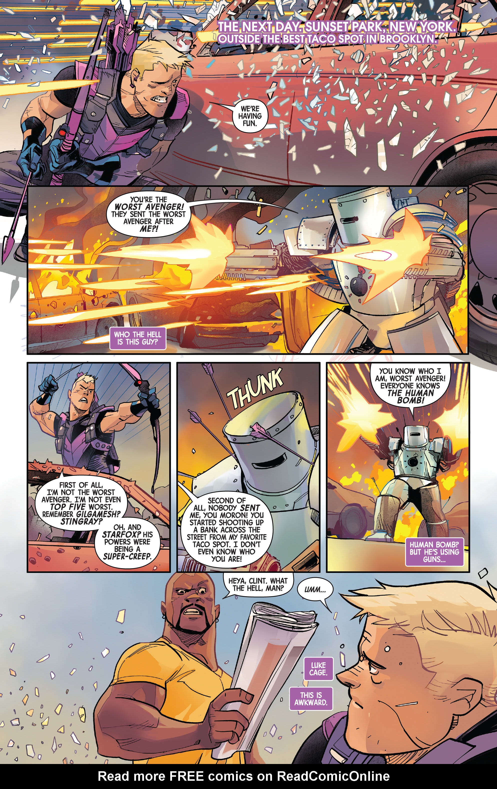 Read online Hawkeye: Freefall comic -  Issue #2 - 12