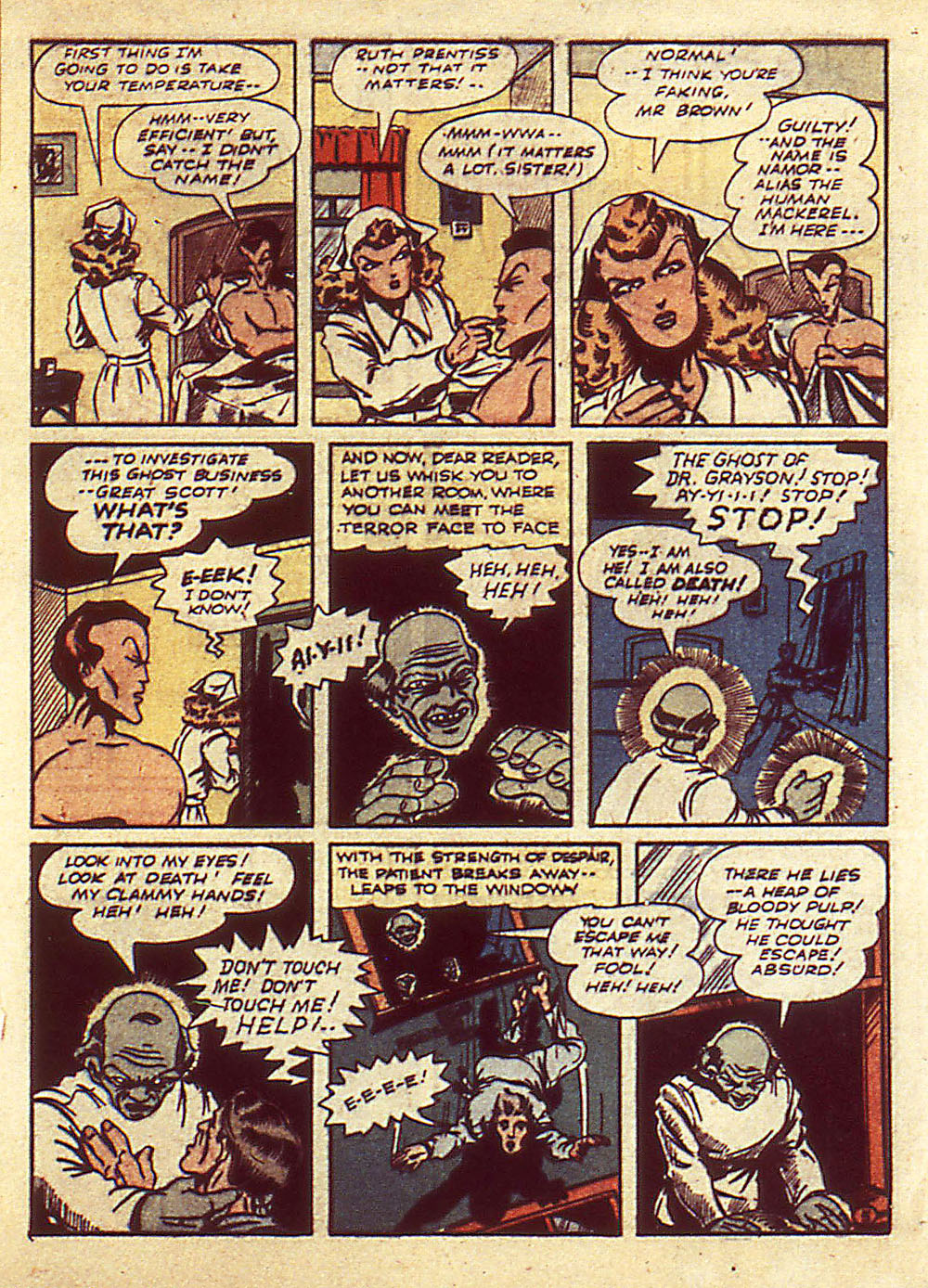 Read online Sub-Mariner Comics comic -  Issue #4 - 8