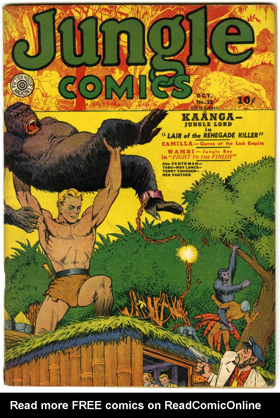 Read online Jungle Comics comic -  Issue #10 - 1