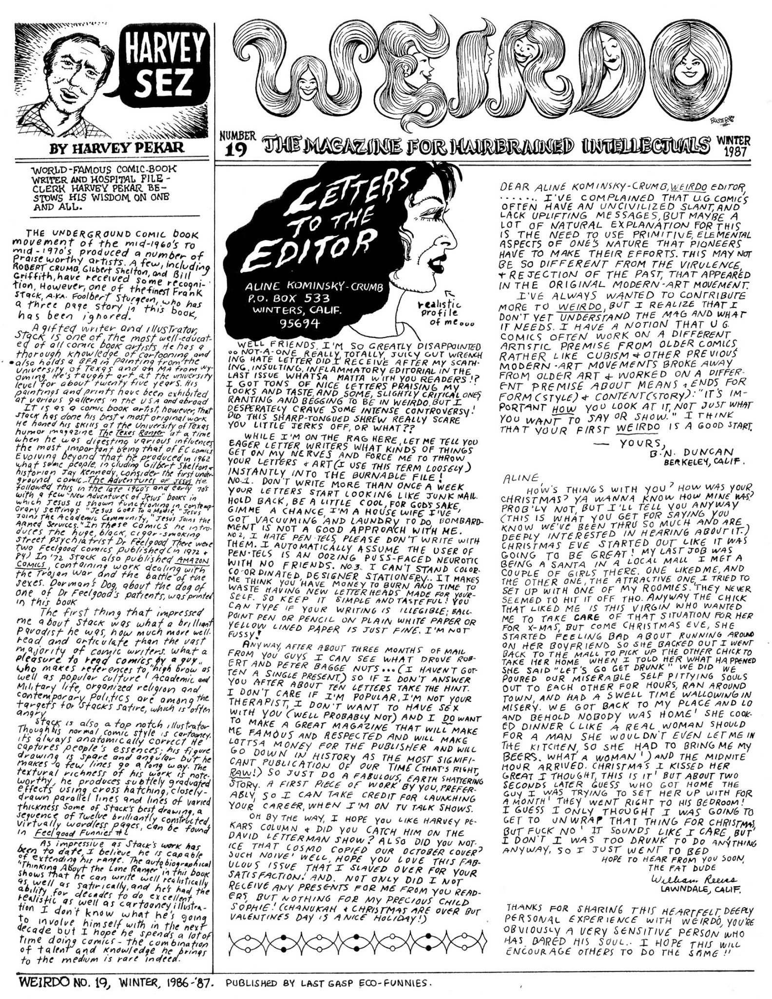 Read online Weirdo comic -  Issue #19 - 5