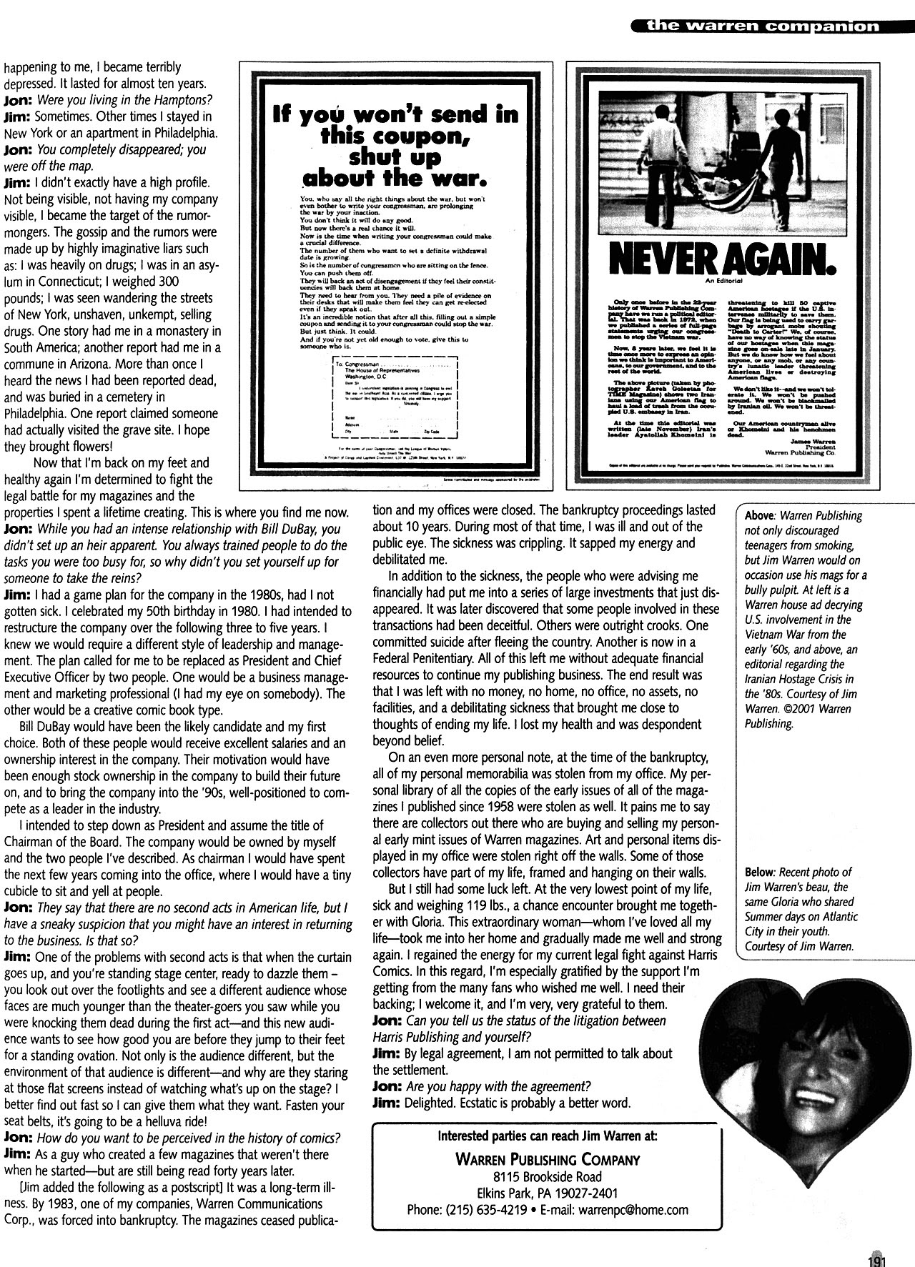 Read online Warren Companion comic -  Issue # TPB (Part 2) - 92