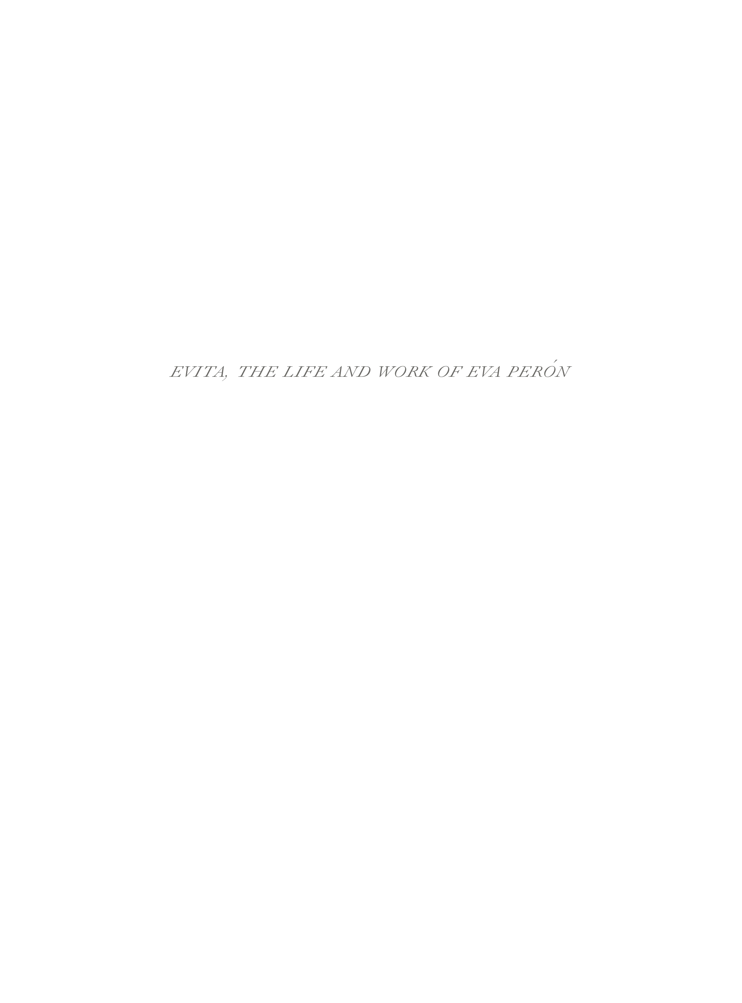 Read online Evita, the Life and Work of Eva Perón comic -  Issue # TPB - 2