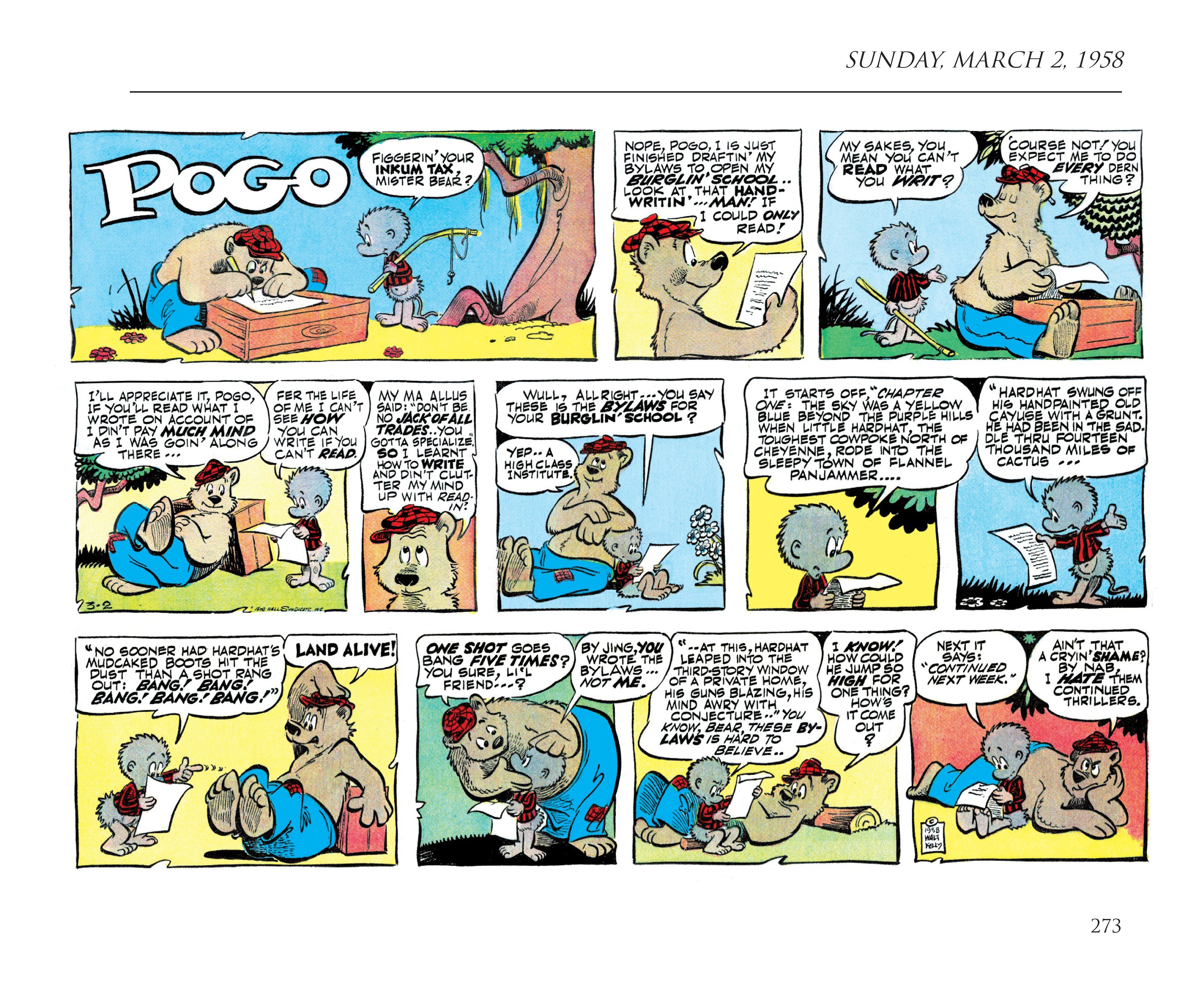 Read online Pogo by Walt Kelly: The Complete Syndicated Comic Strips comic -  Issue # TPB 5 (Part 3) - 82