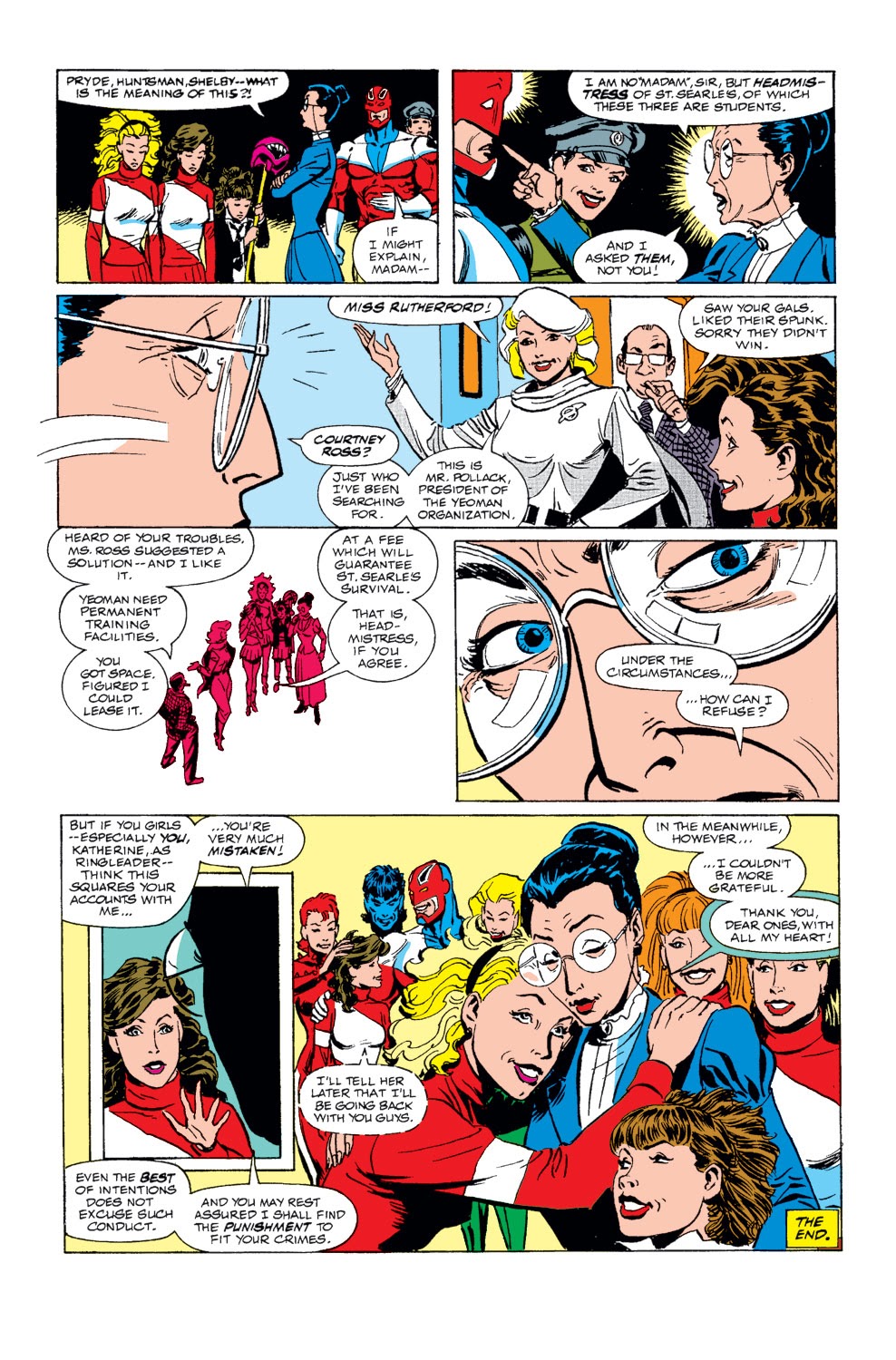 Read online Excalibur (1988) comic -  Issue #34 - 23