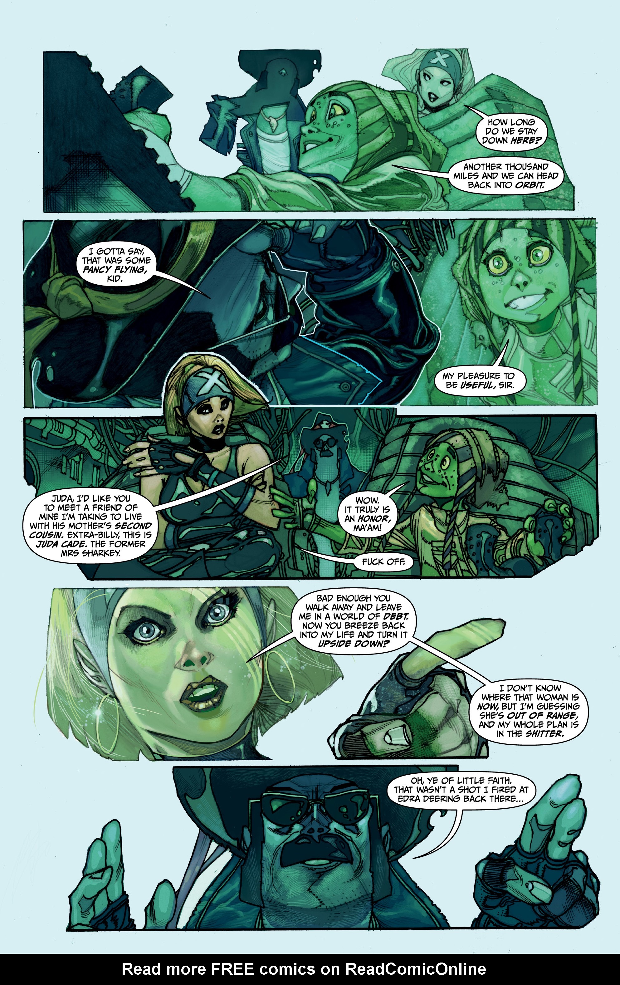 Read online Sharkey the Bounty Hunter comic -  Issue #3 - 22