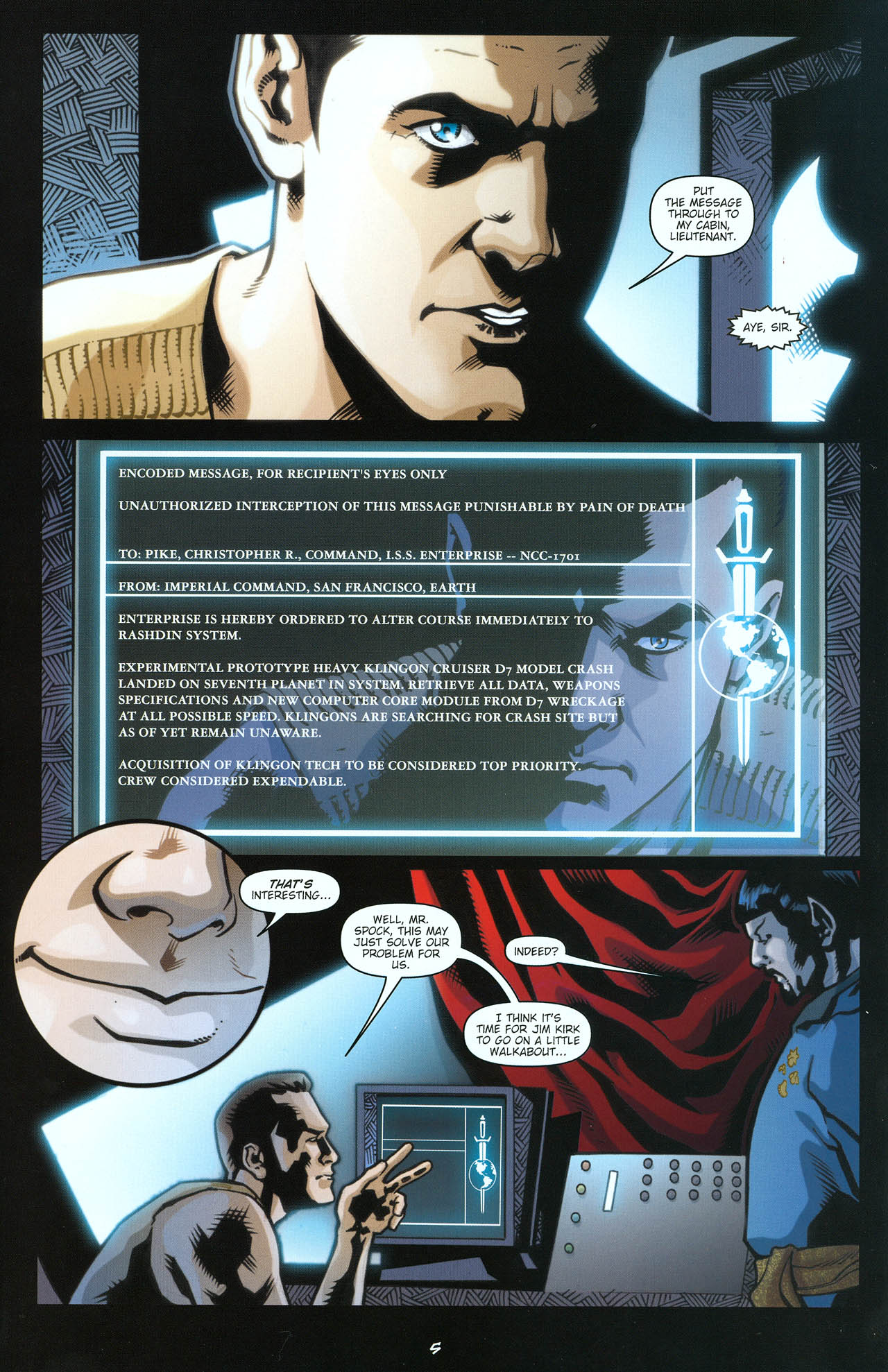 Read online Star Trek: Mirror Images comic -  Issue #4 - 7