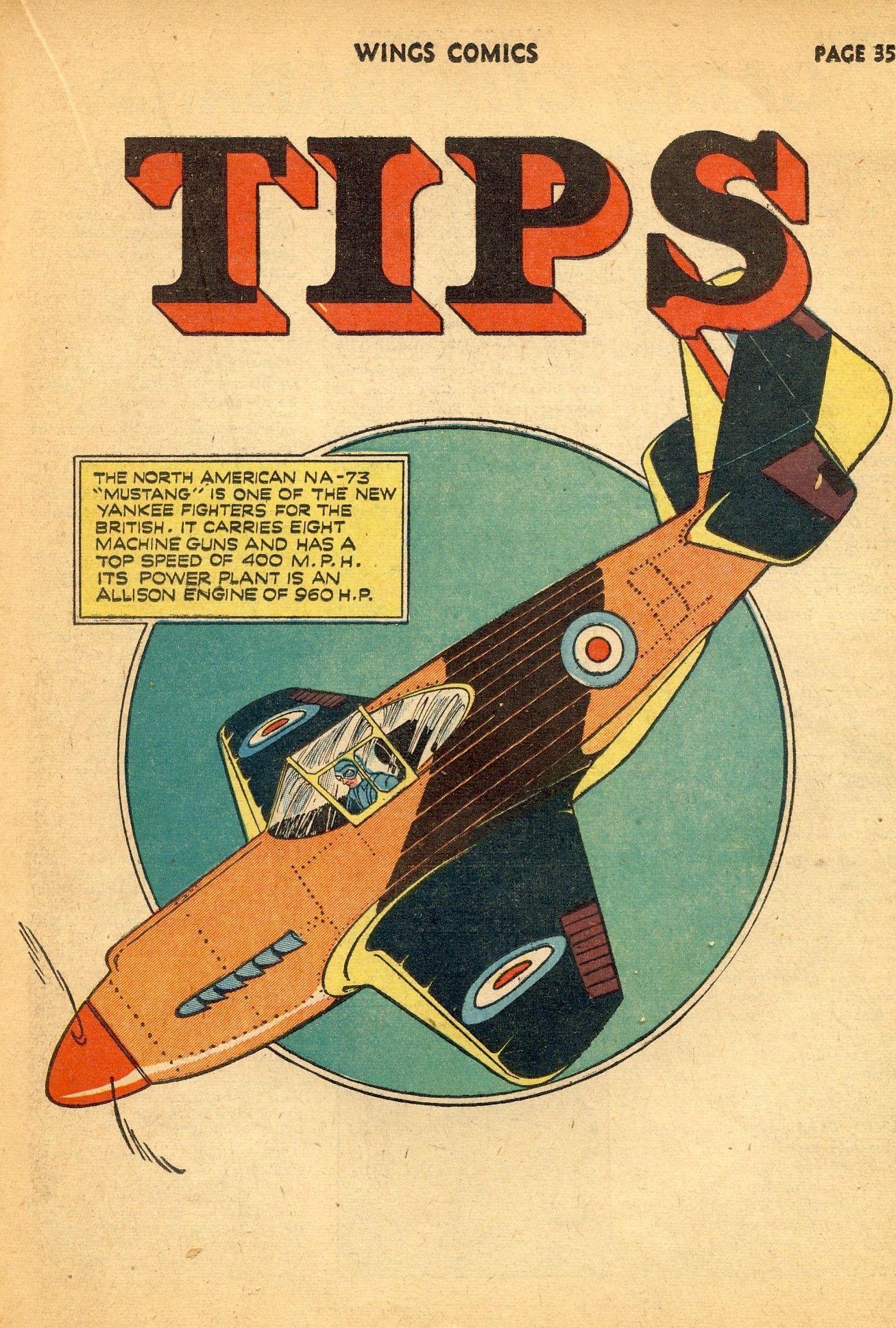 Read online Wings Comics comic -  Issue #14 - 38